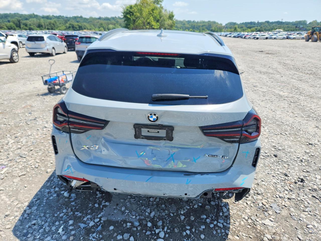 2022 Bmw X3 Xdrive30i Gray vin: 5UX53DP05N9K83815