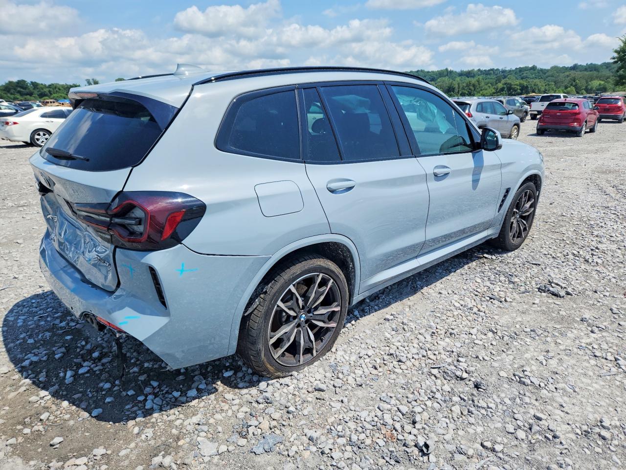 2022 Bmw X3 Xdrive30i Gray vin: 5UX53DP05N9K83815