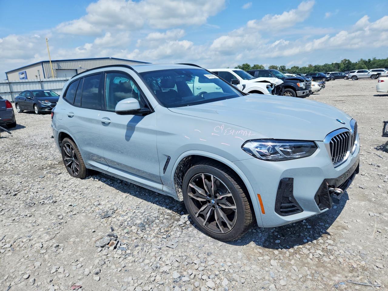 2022 Bmw X3 Xdrive30i Gray vin: 5UX53DP05N9K83815