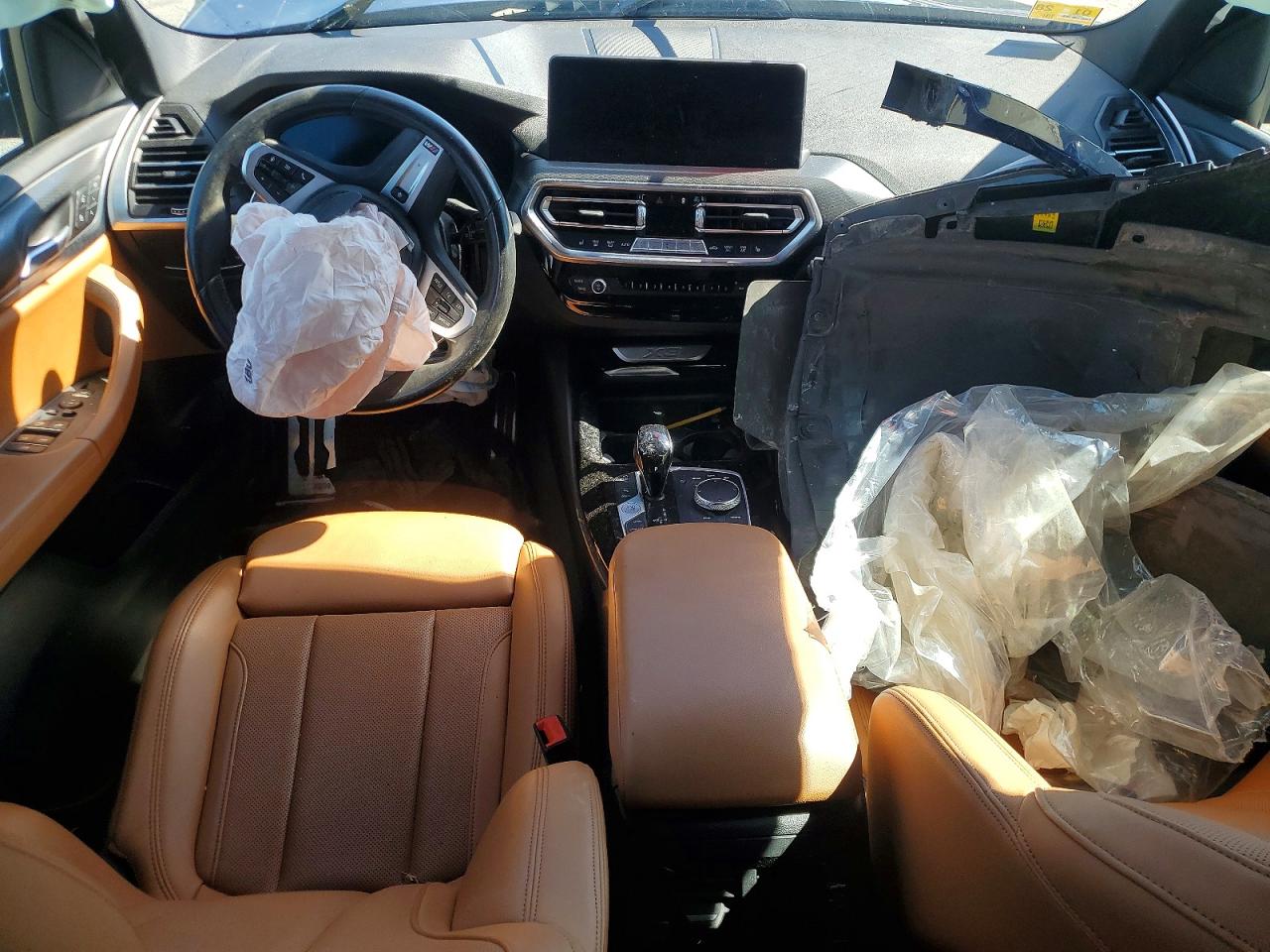 2022 Bmw X3 Xdrive30i Синий vin: 5UX53DP06N9L62331