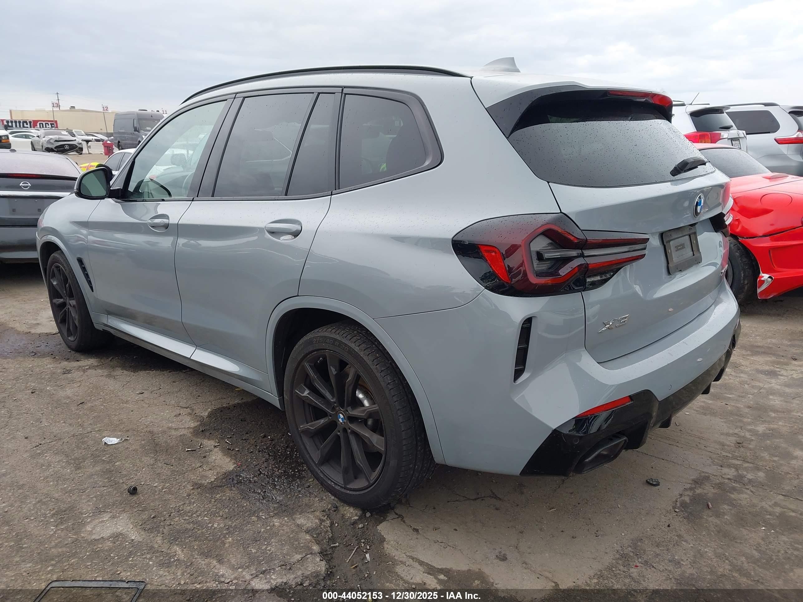 2024 Bmw X3 Xdrive30i Light Blue vin: 5UX53DP06R9U52956