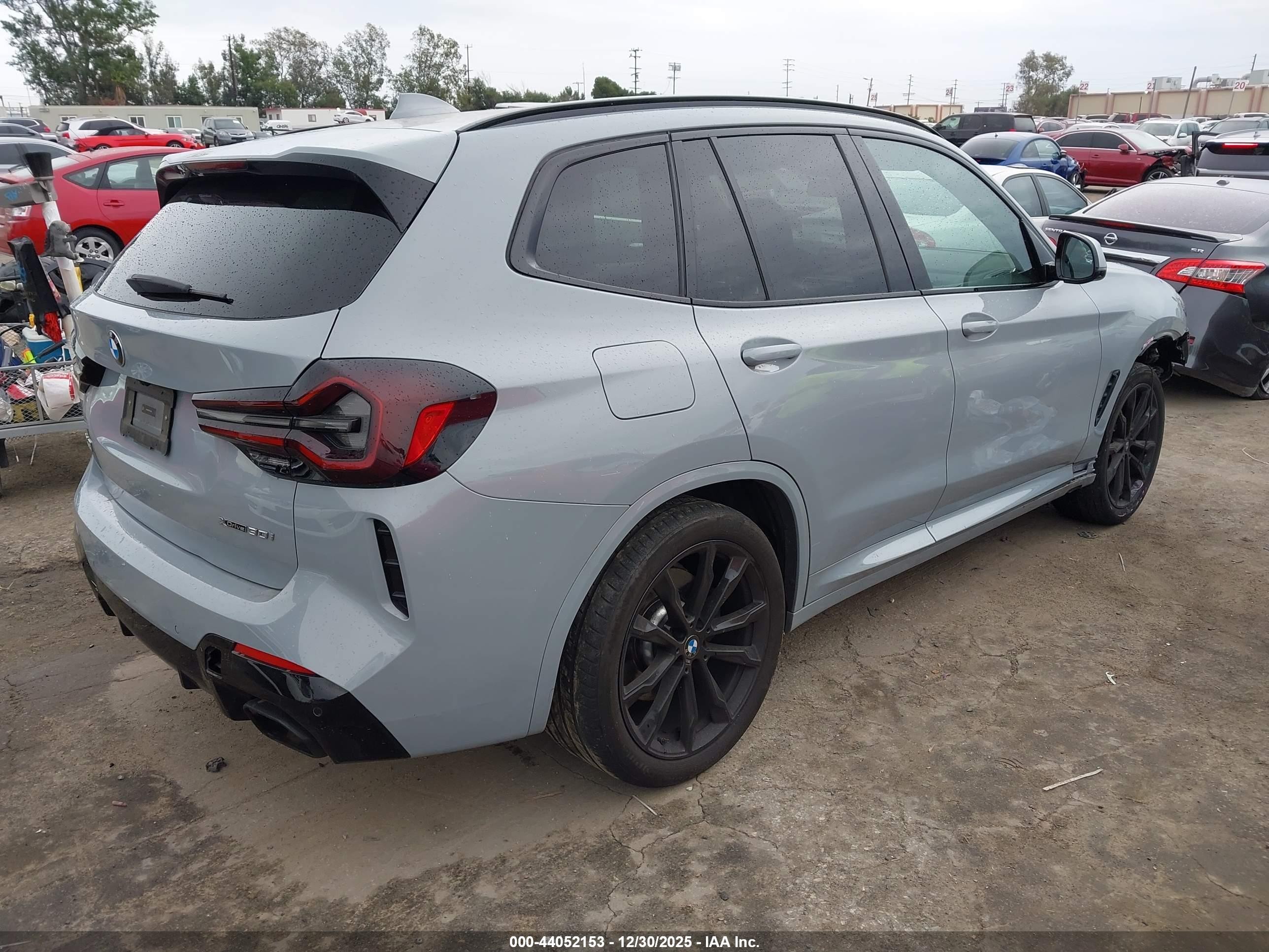 2024 Bmw X3 Xdrive30i Light Blue vin: 5UX53DP06R9U52956