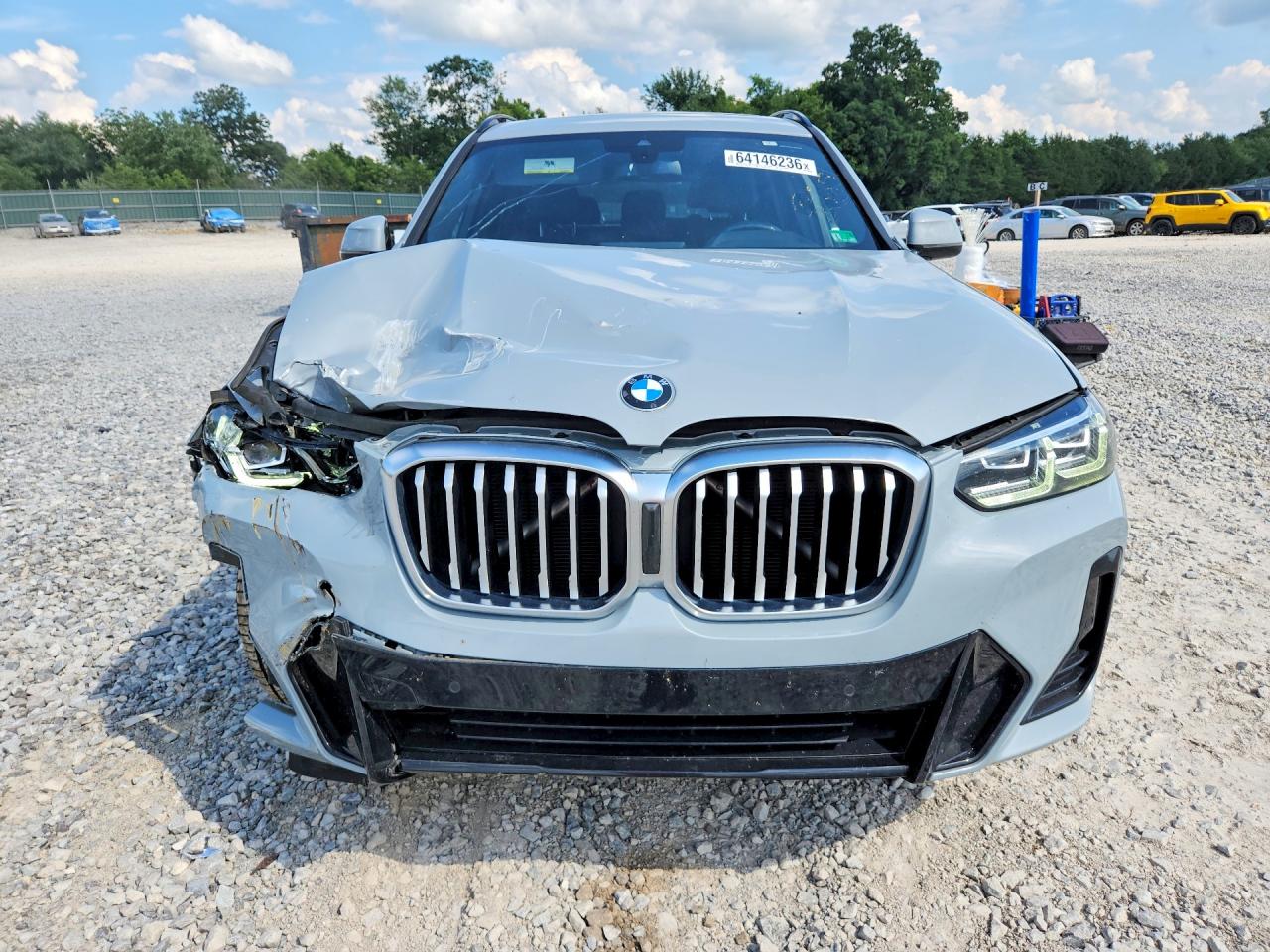 2022 Bmw X3 Xdrive30i Gray vin: 5UX53DP07N9J77916