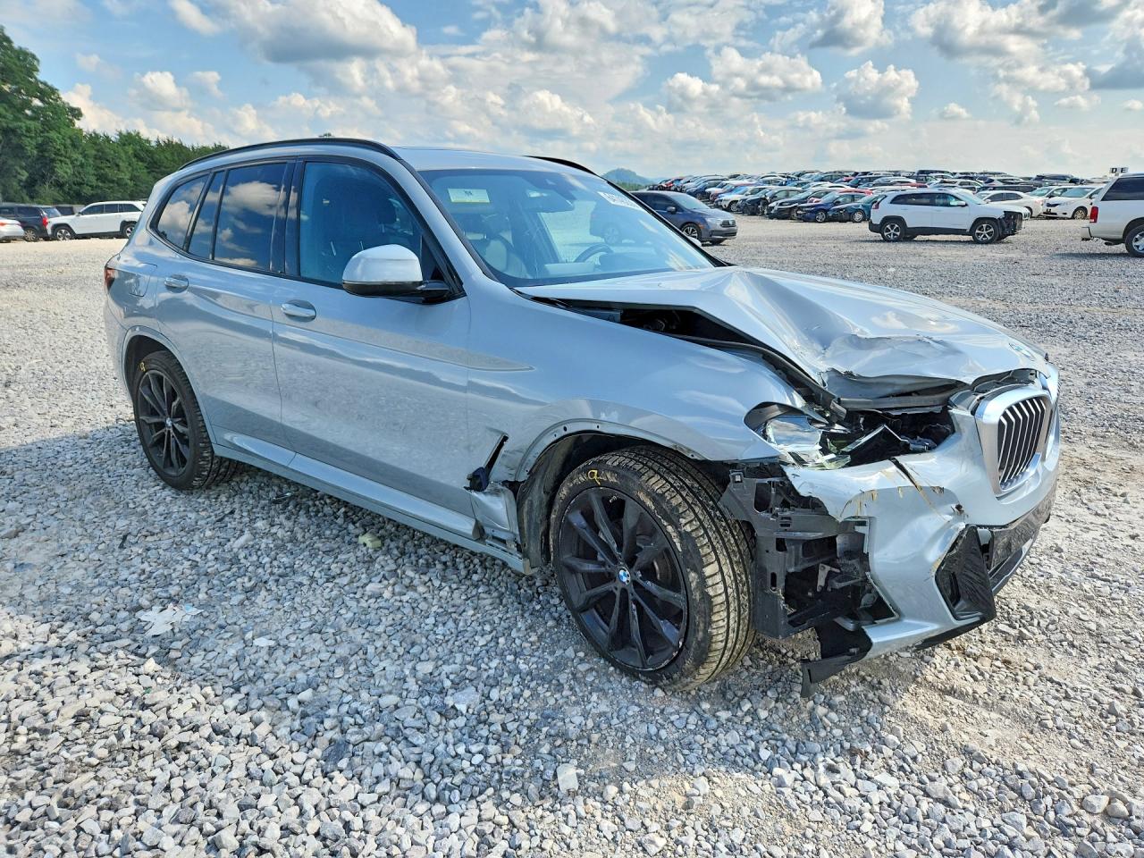 2022 Bmw X3 Xdrive30i Gray vin: 5UX53DP07N9J77916