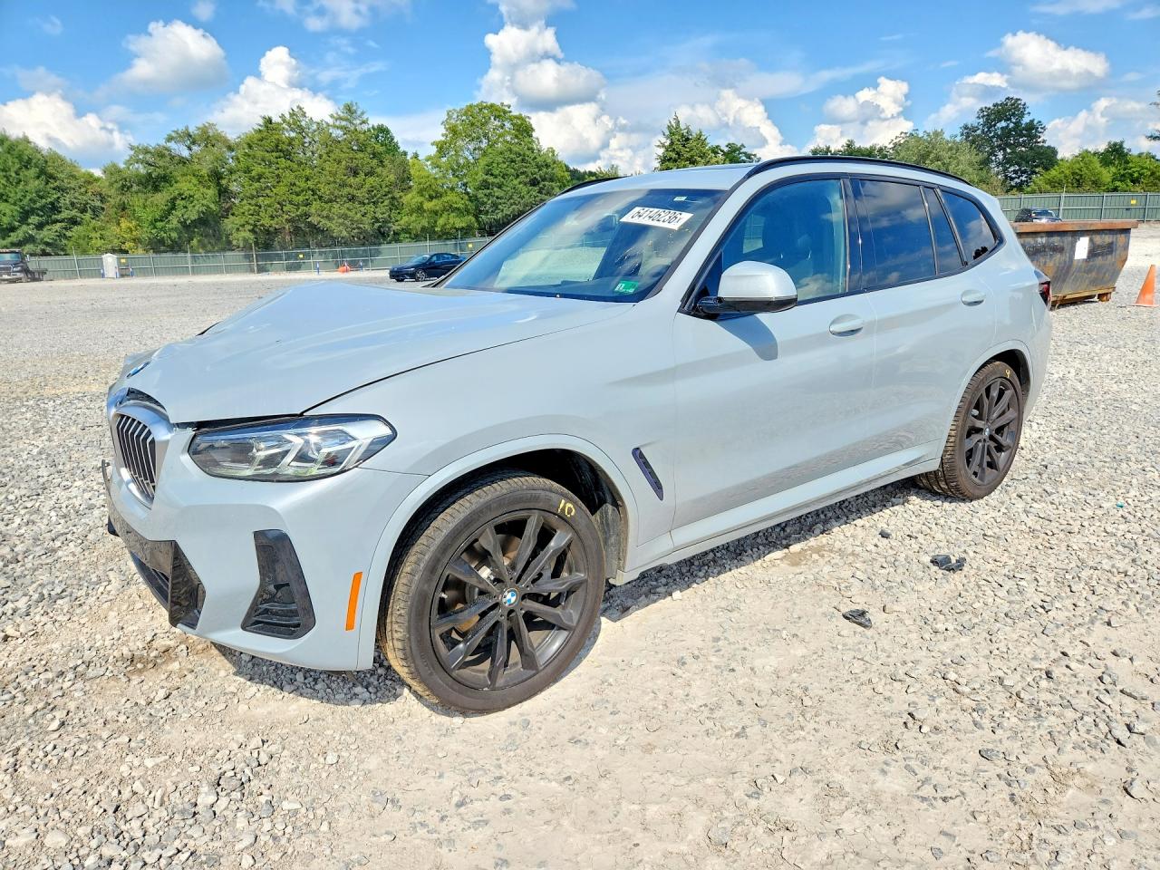 2022 Bmw X3 Xdrive30i Gray vin: 5UX53DP07N9J77916