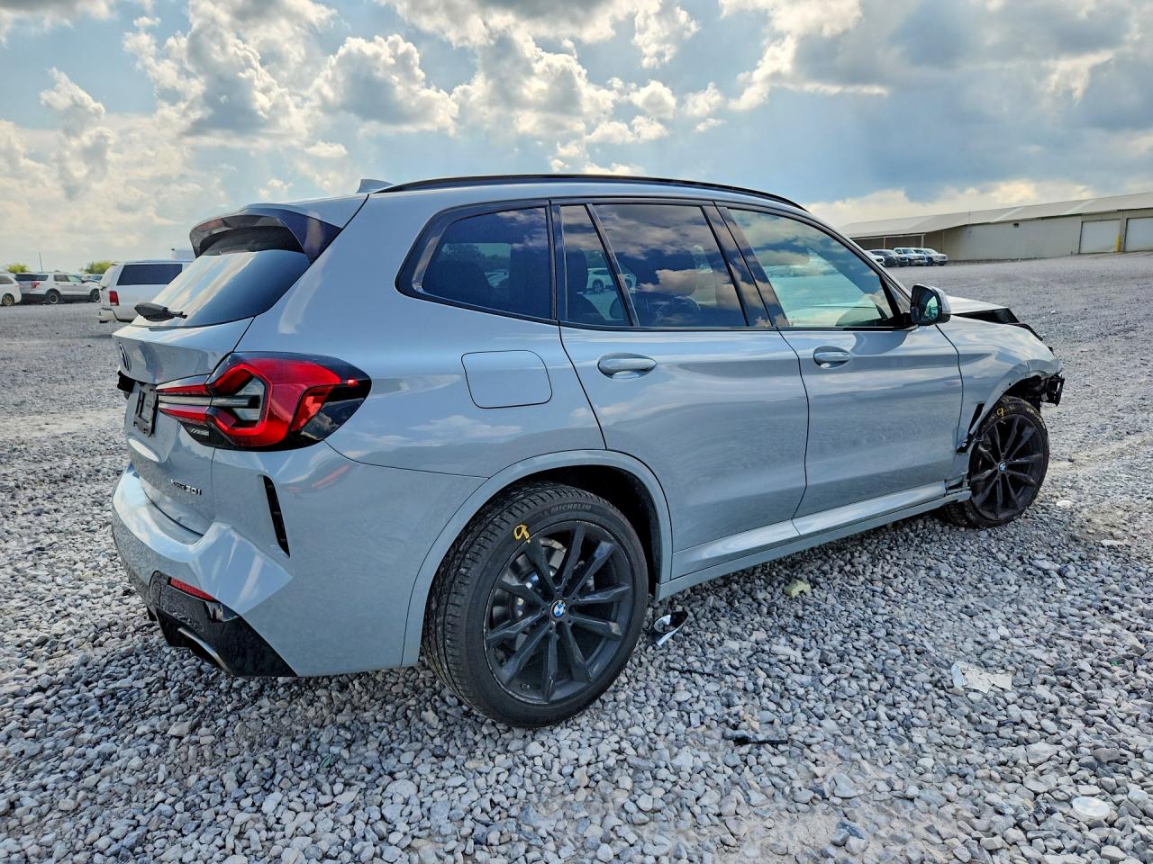 2022 Bmw X3 Xdrive30i Gray vin: 5UX53DP07N9J77916