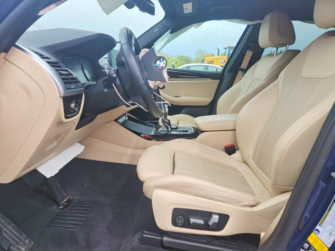 2022 Bmw X3 Xdrive30i Синий vin: 5UX53DP07N9K14558