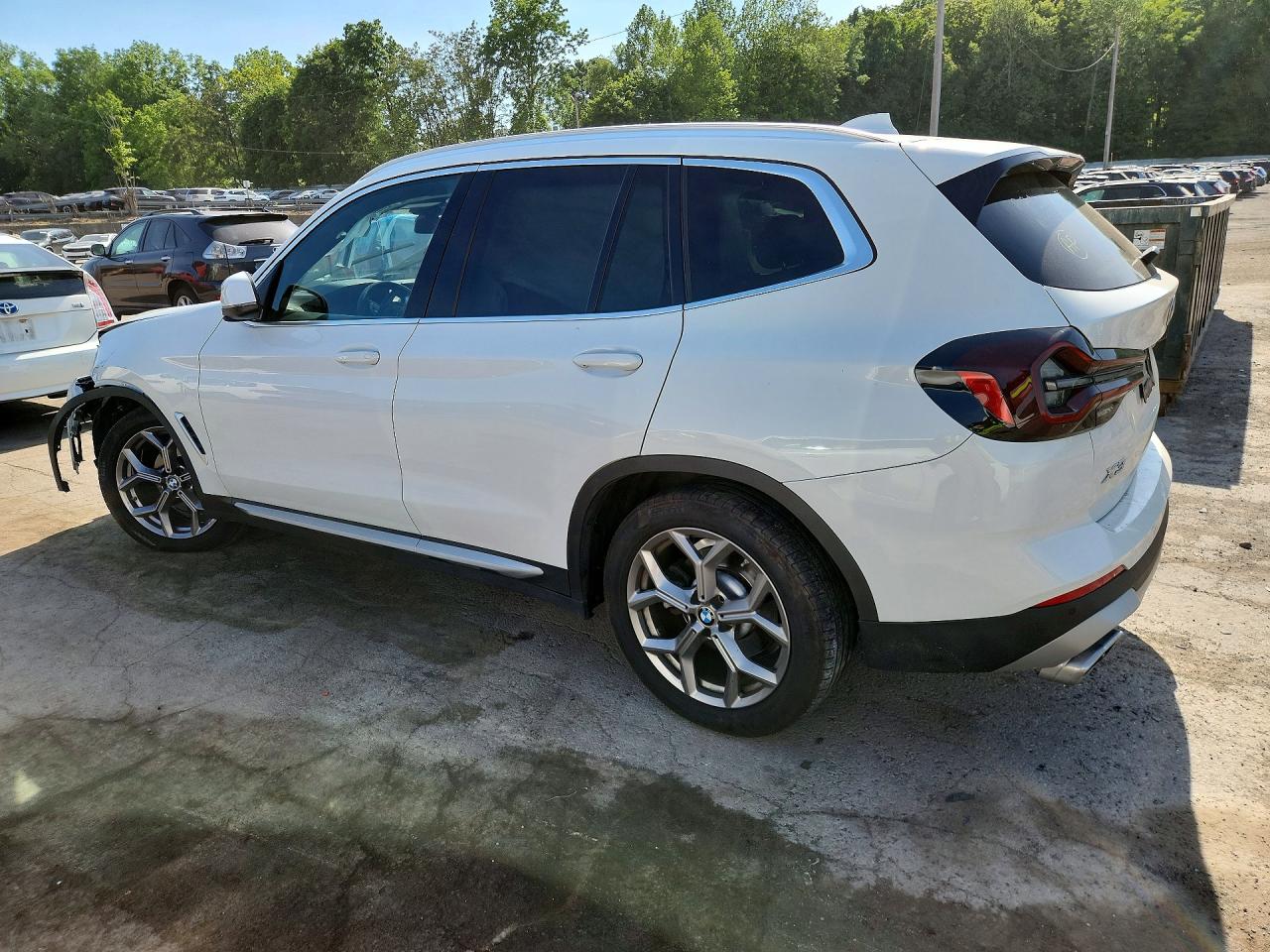 2022 Bmw X3 Xdrive30i White vin: 5UX53DP07N9K64960