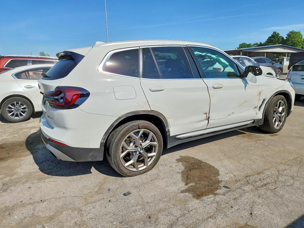 2022 Bmw X3 Xdrive30i White vin: 5UX53DP07N9K64960