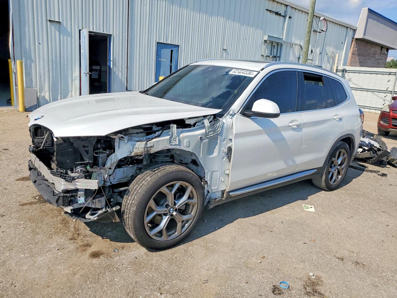 2022 Bmw X3 Xdrive30i White vin: 5UX53DP07N9M83451