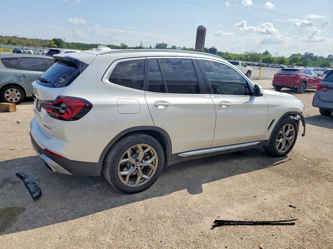 2022 Bmw X3 Xdrive30i White vin: 5UX53DP07N9M83451