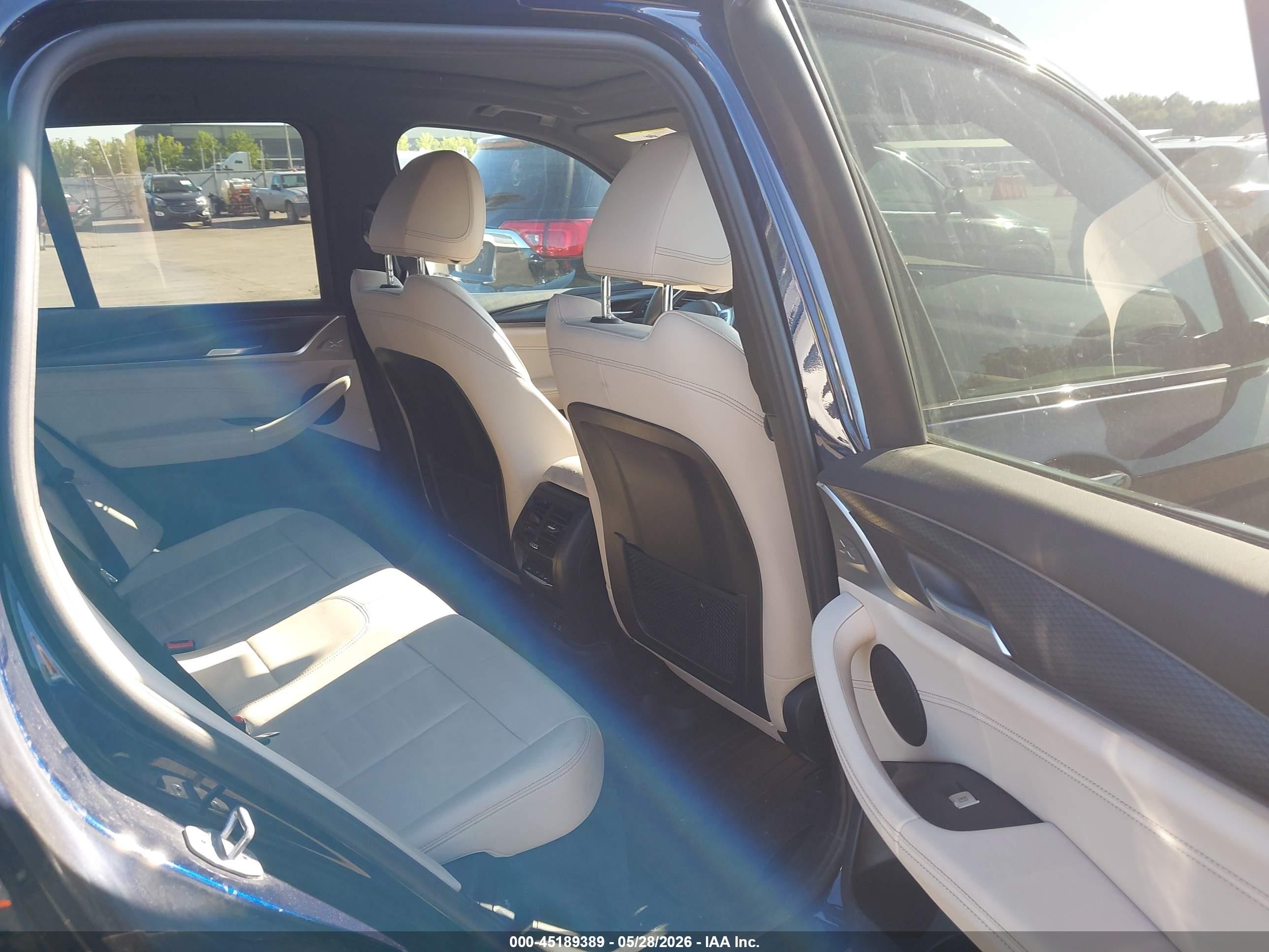 2022 Bmw X3 Xdrive30i Blue vin: 5UX53DP08N9L08996