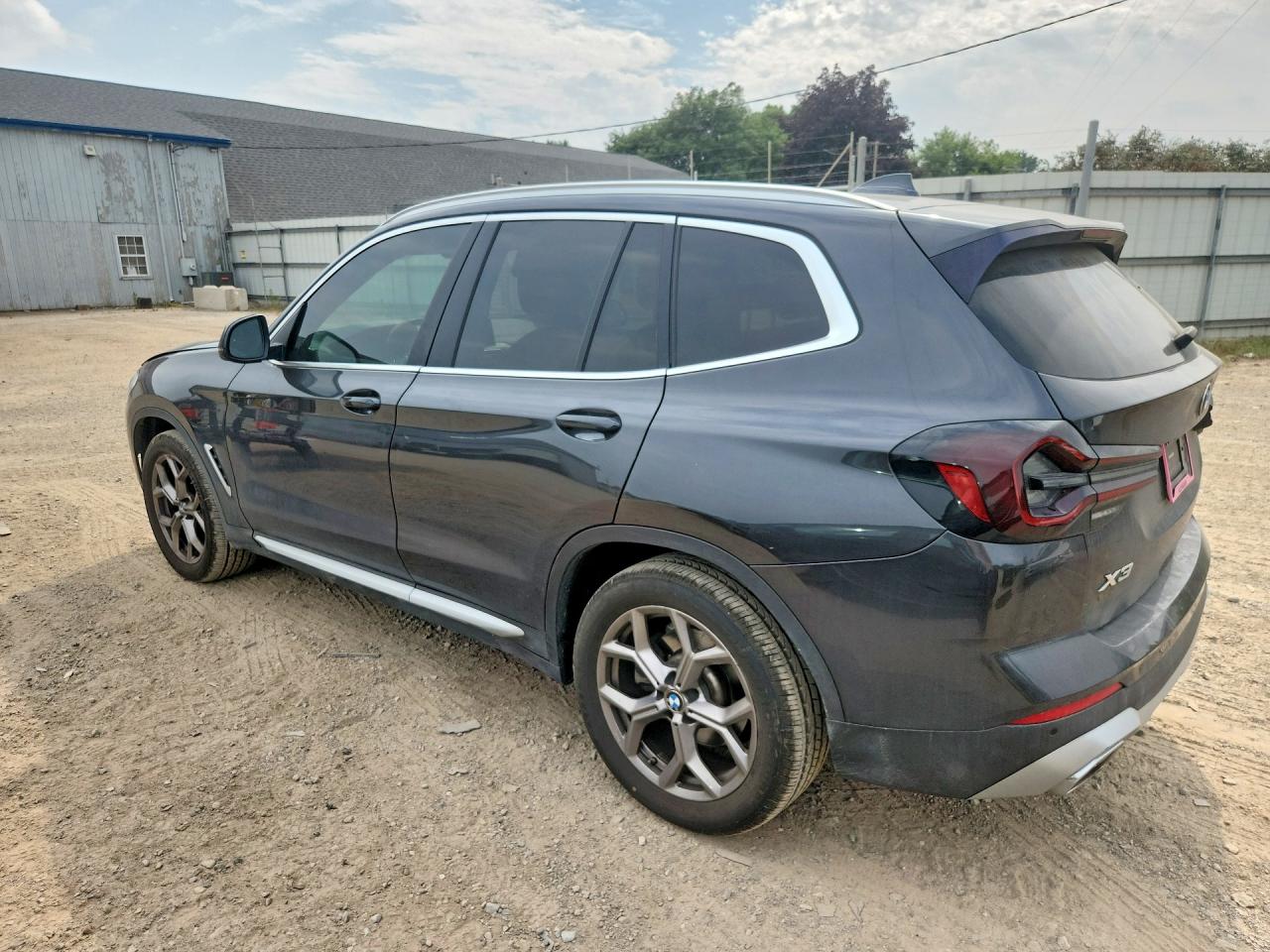 2022 Bmw X3 Xdrive30i Серый vin: 5UX53DP09N9M04992