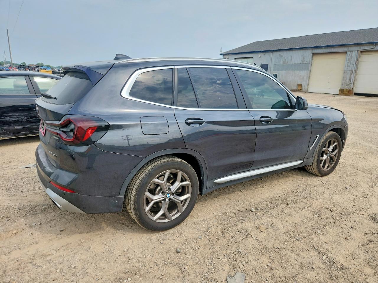 2022 Bmw X3 Xdrive30i Серый vin: 5UX53DP09N9M04992