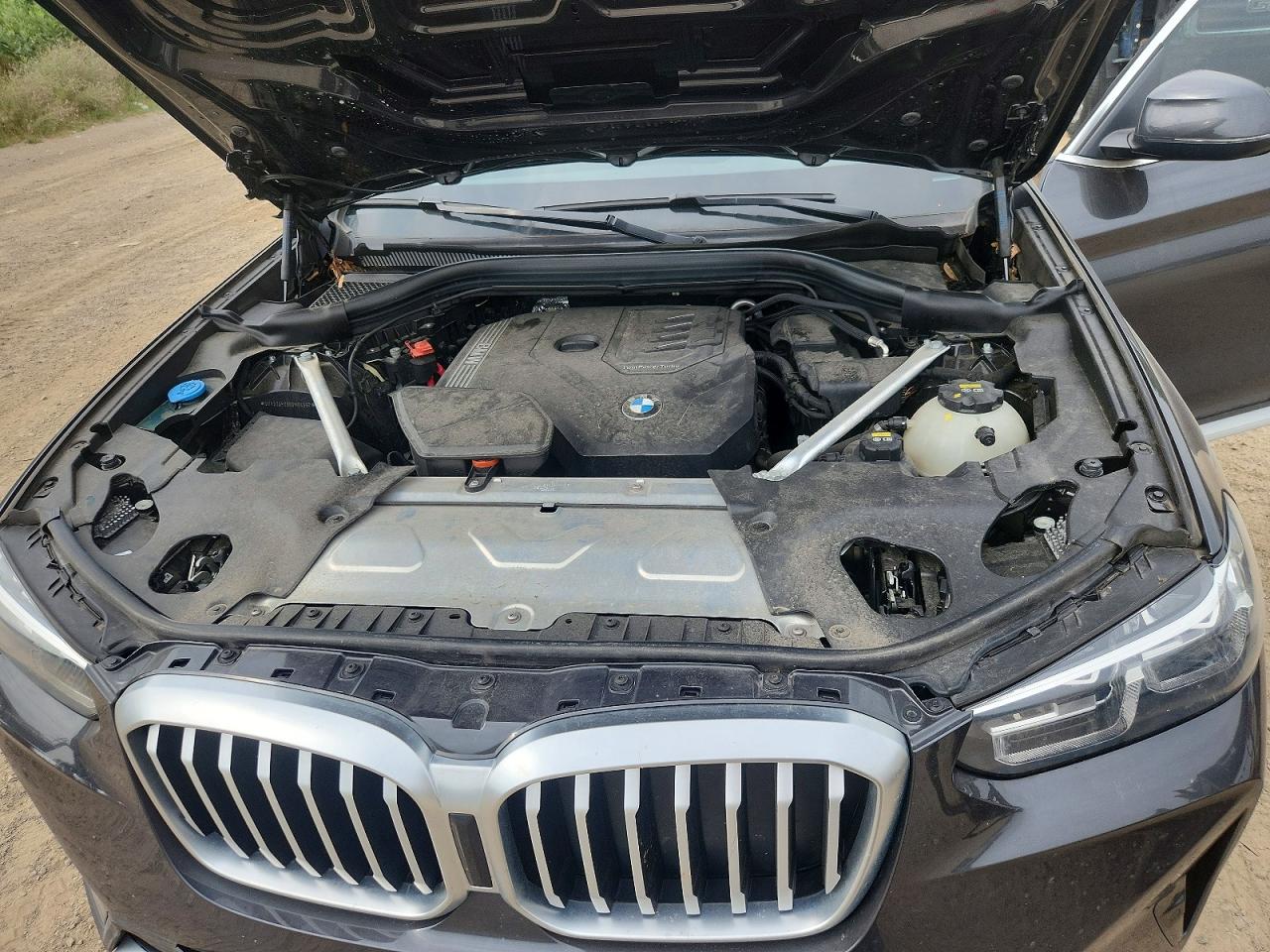 2022 Bmw X3 Xdrive30i Серый vin: 5UX53DP09N9M04992