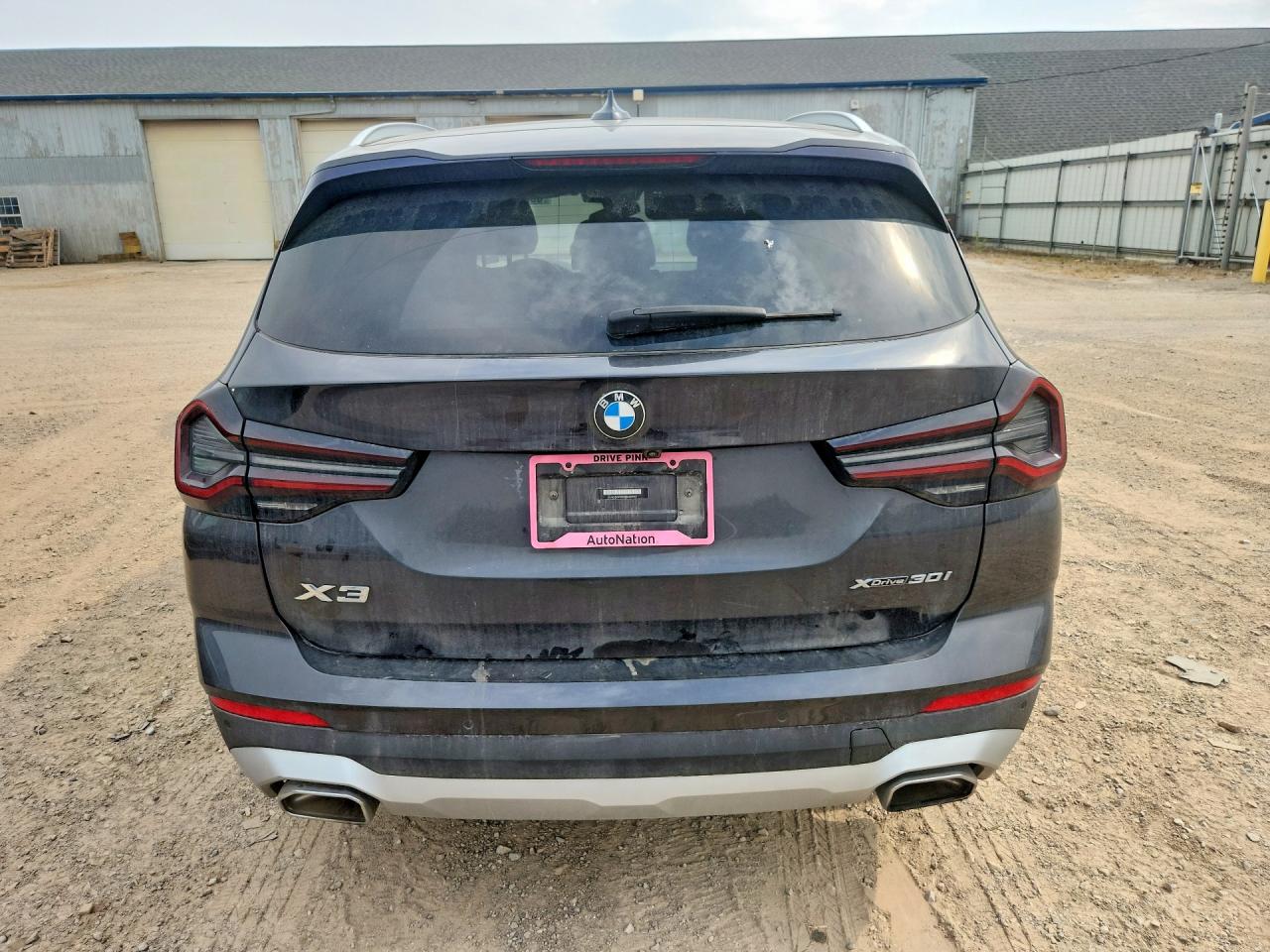 2022 Bmw X3 Xdrive30i Серый vin: 5UX53DP09N9M04992