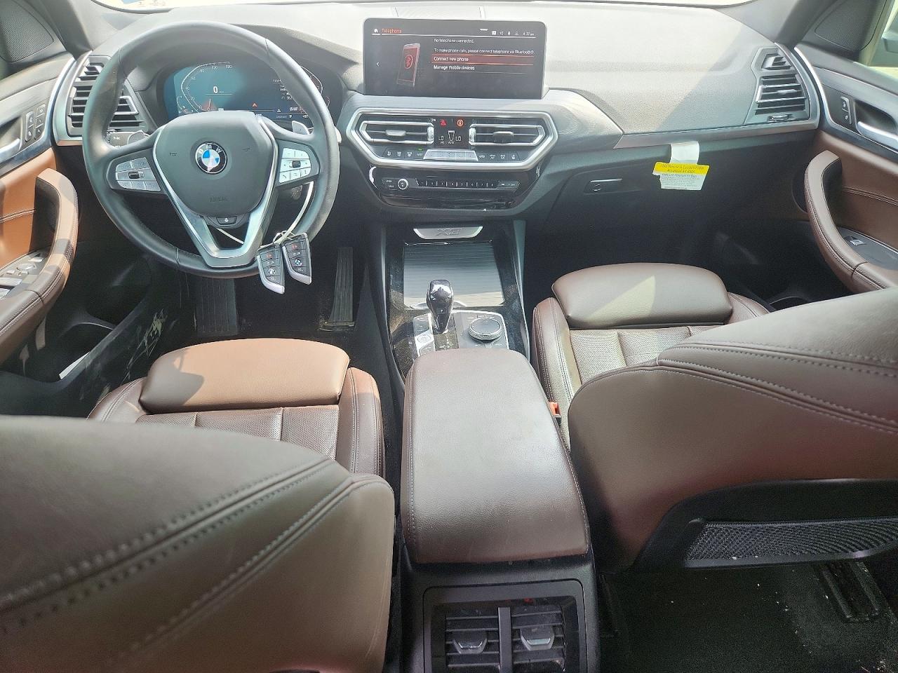 2022 Bmw X3 Xdrive30i Серый vin: 5UX53DP09N9M04992