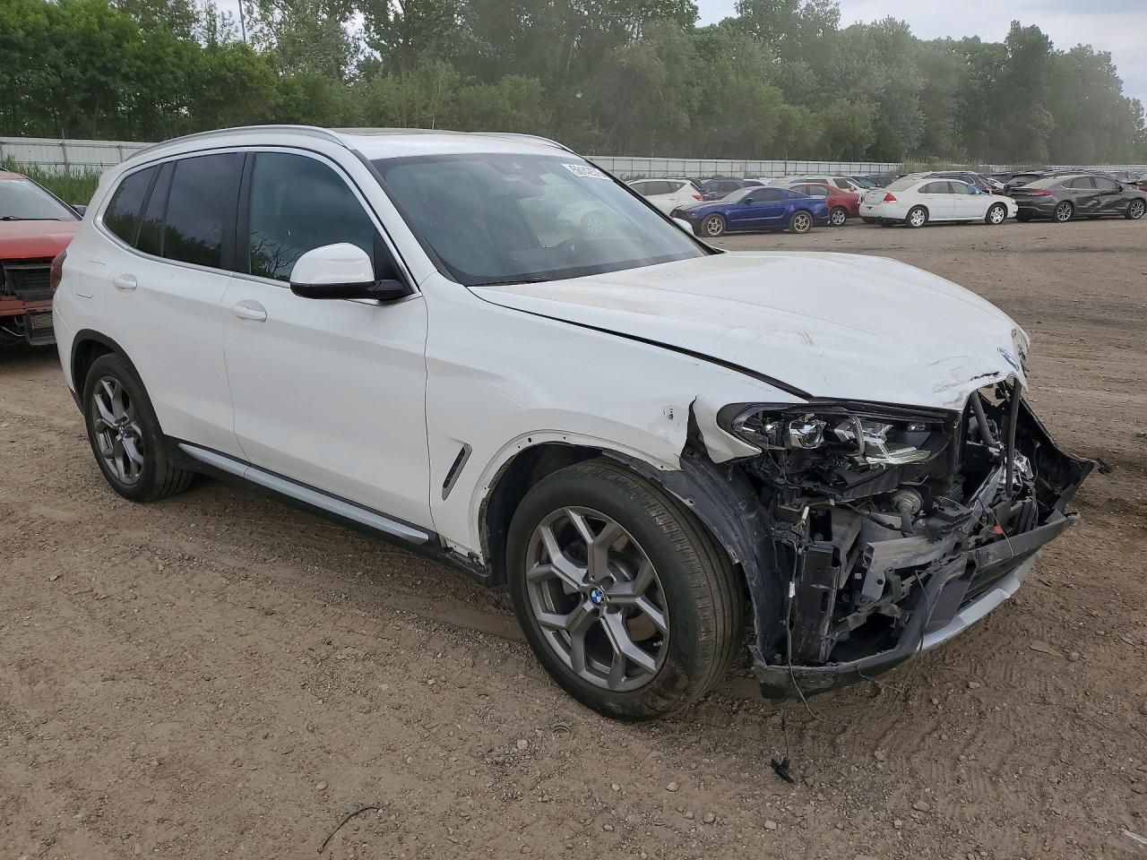 2023 Bmw X3 Xdrive30i White vin: 5UX53DP0XP9P68437