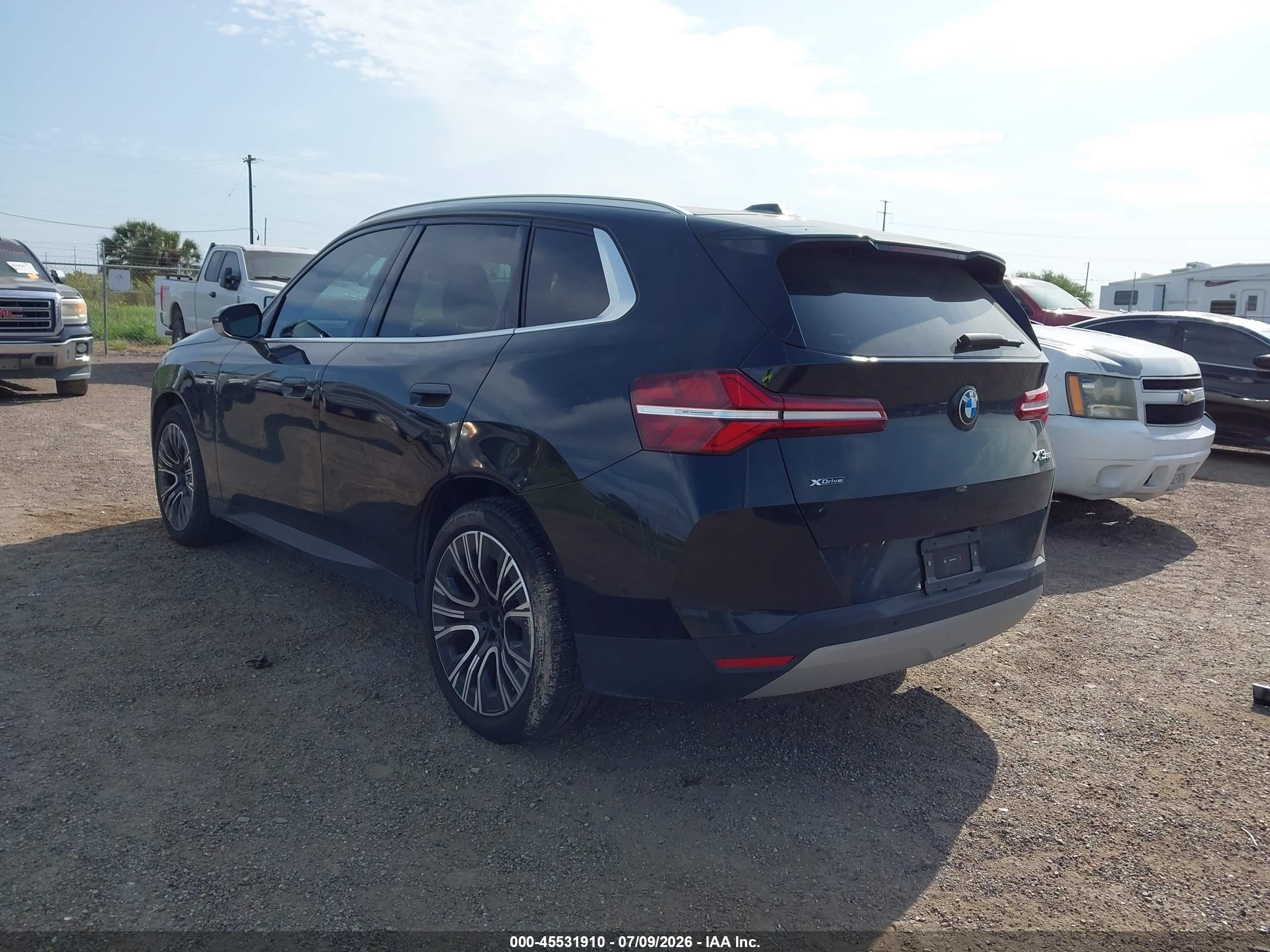2025 Bmw X3 30 Xdrive Черный vin: 5UX53GP00S9017731