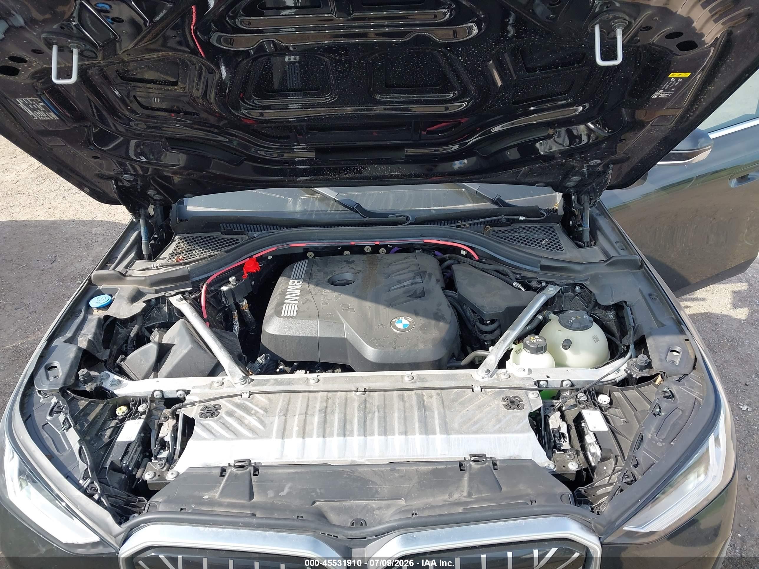 2025 Bmw X3 30 Xdrive Черный vin: 5UX53GP00S9017731