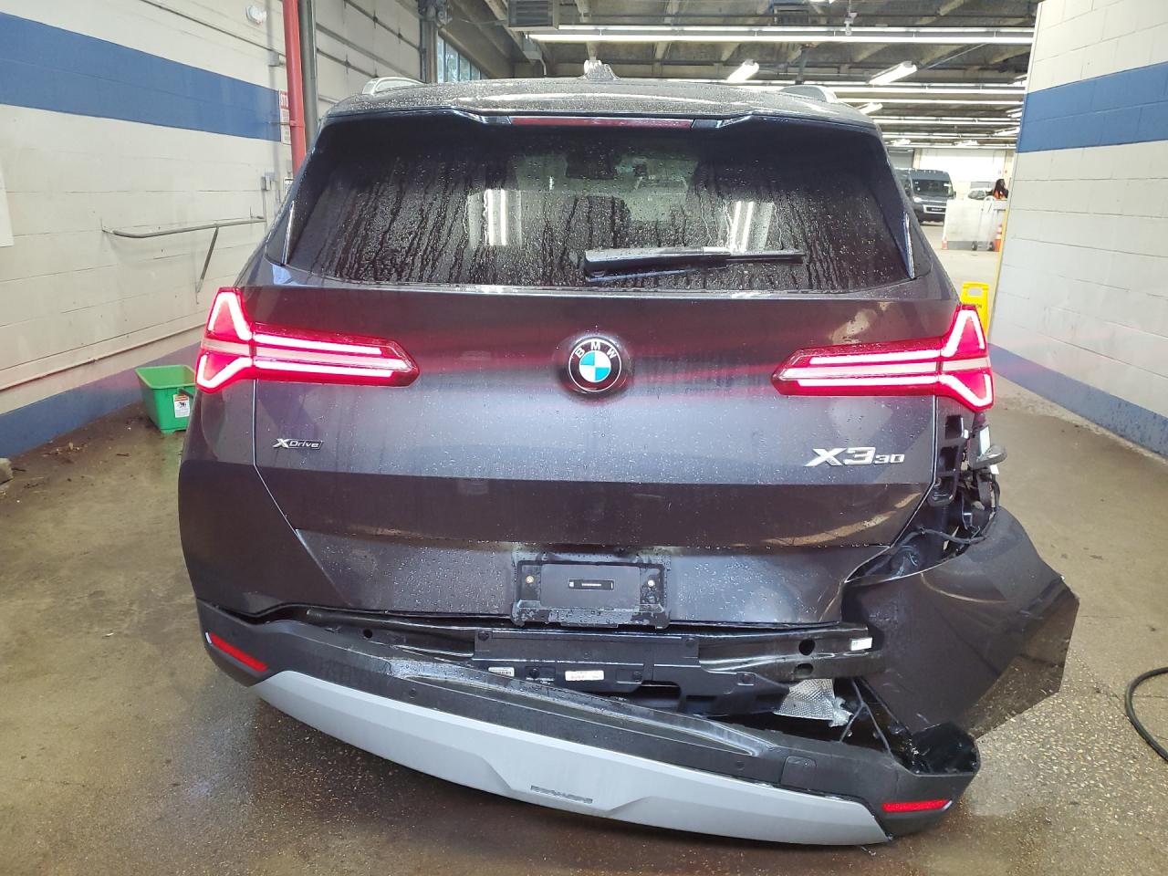2026 Bmw X3 30 Xdrive Charcoal vin: 5UX53GP00T9294364 Damage: Rear Bumper Reinforcement, Broken, Replacement Required