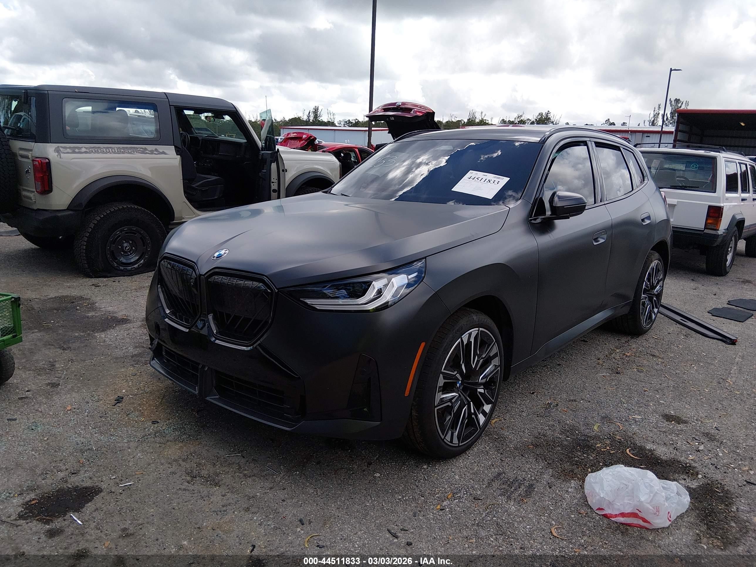2025 Bmw X3 30 Xdrive Gray vin: 5UX53GP04S9125253