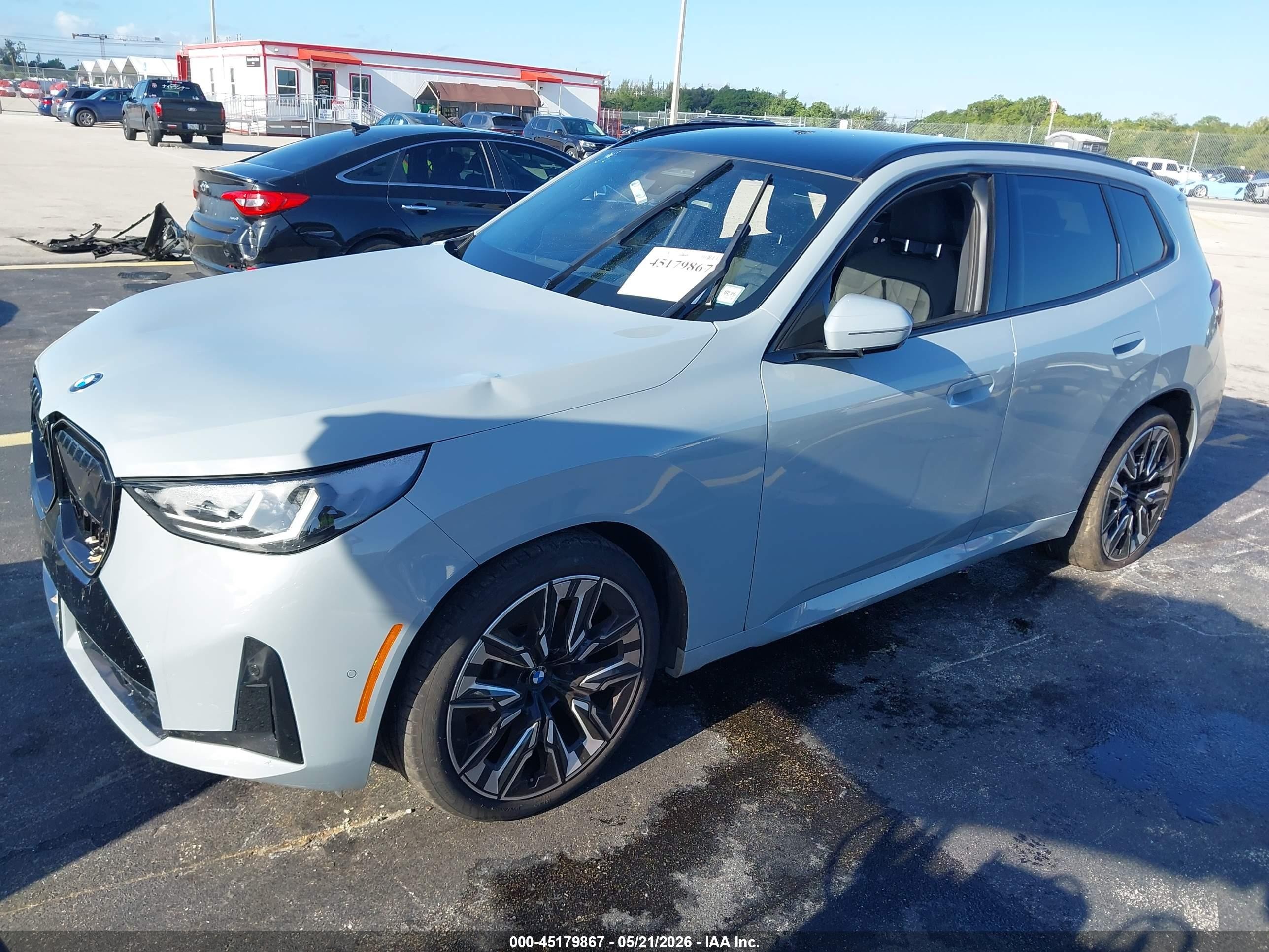 2025 Bmw X3 30 Xdrive Gray vin: 5UX53GP07S9Z38554