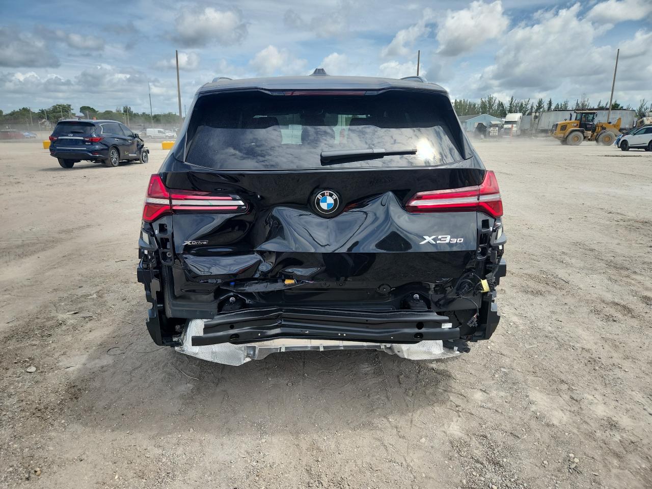 2026 Bmw X3 30 Xdrive Черный vin: 5UX53GP08T9370378 Damage: Rear Bumper Reinforcement, Broken, Replacement Required