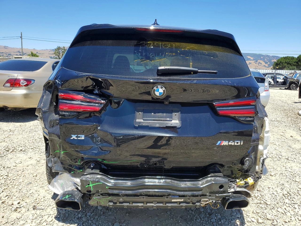 2024 Bmw X3 M40i Black vin: 5UX83DP00R9X46737