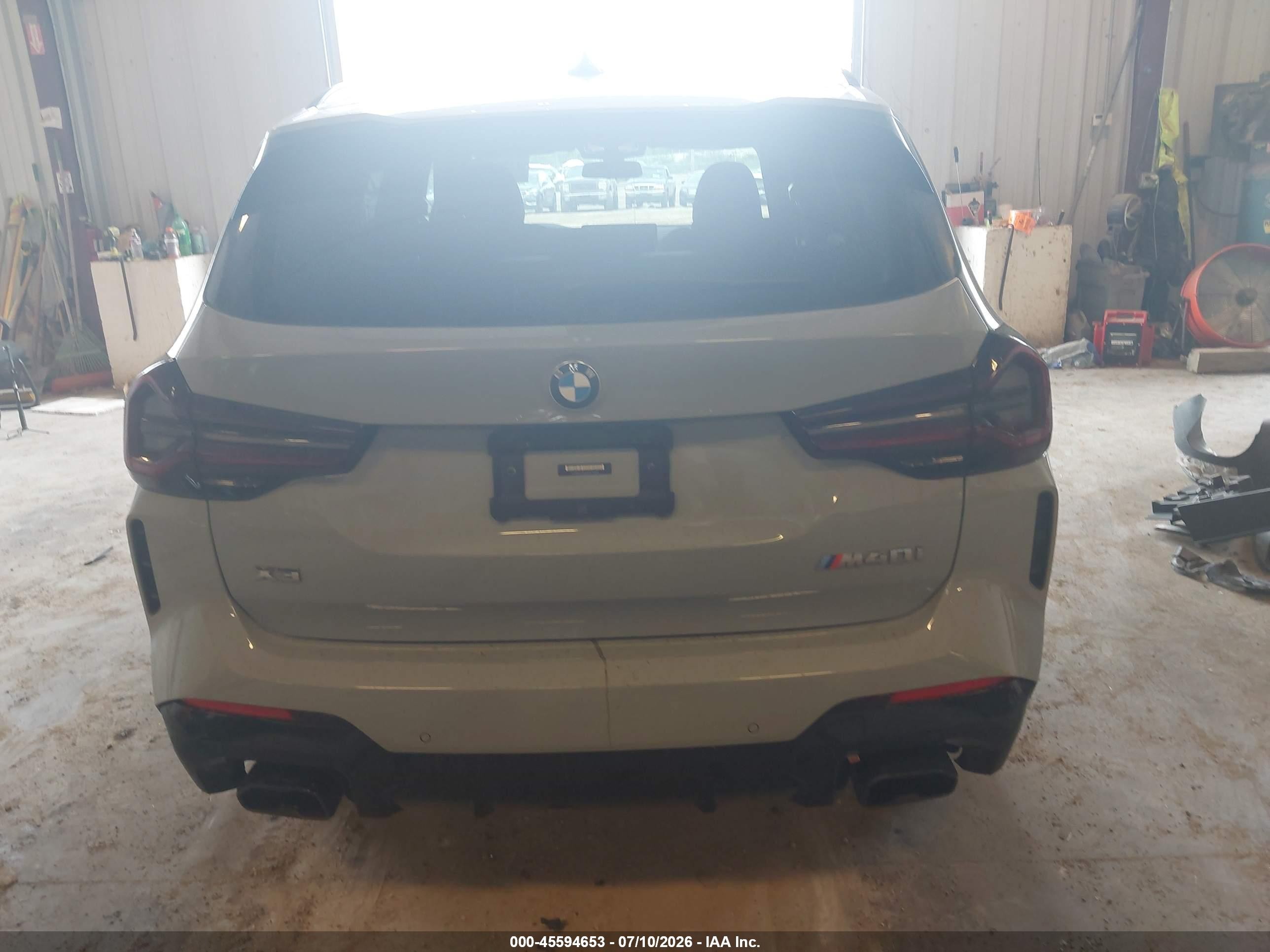 2022 Bmw X3 M40i Gray vin: 5UX83DP04N9L70229