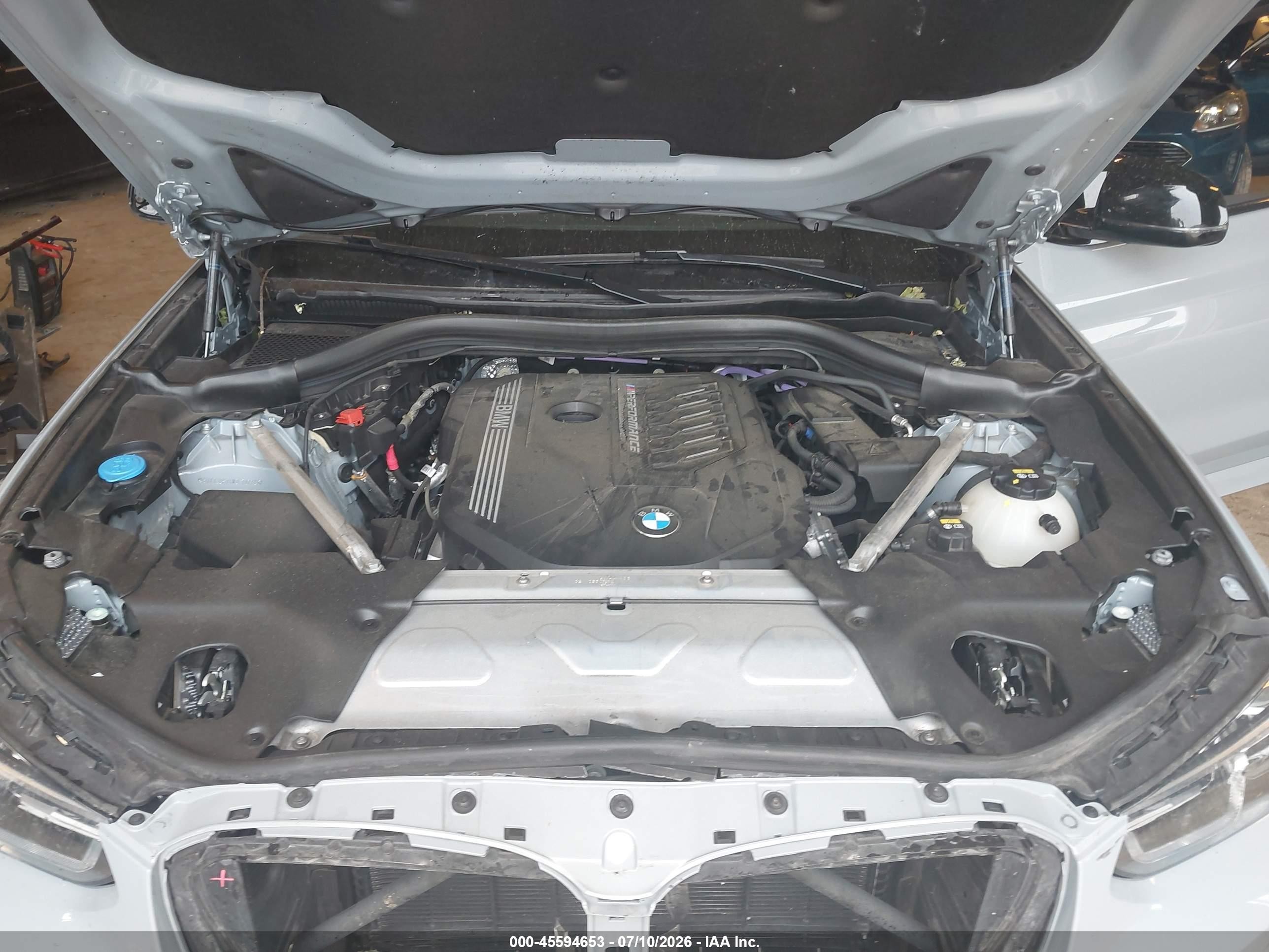 2022 Bmw X3 M40i Gray vin: 5UX83DP04N9L70229