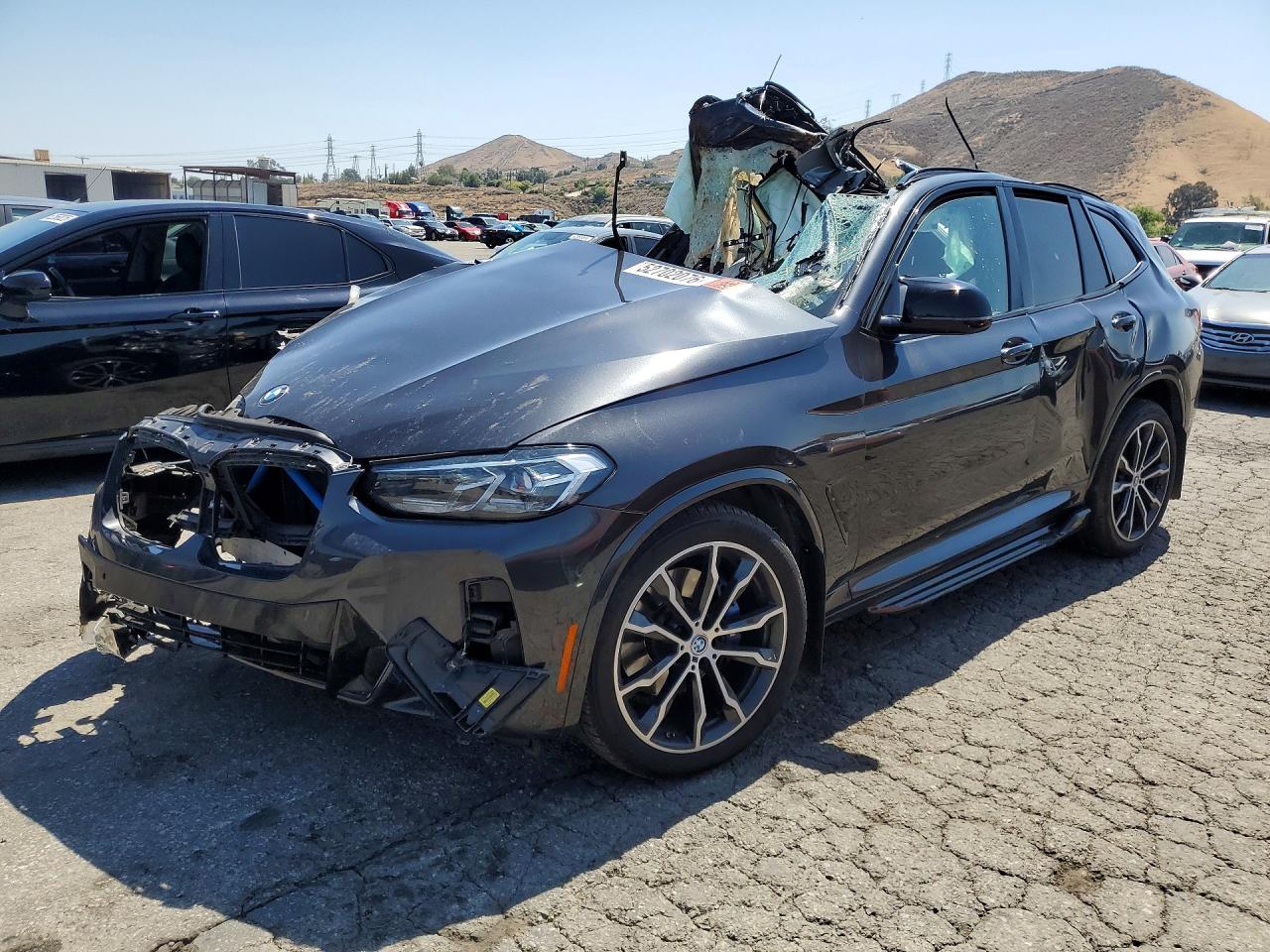 2022 Bmw X3 M40i Black vin: 5UX83DP08N9M63450