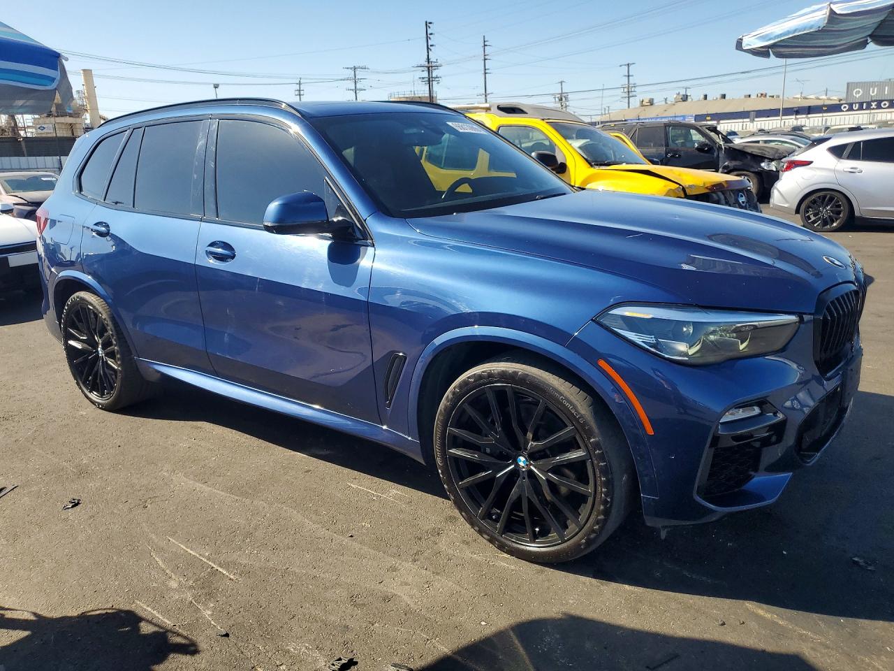 2021 Bmw X5 Sdrive 40i Blue vin: 5UXCR4C04M9G33559