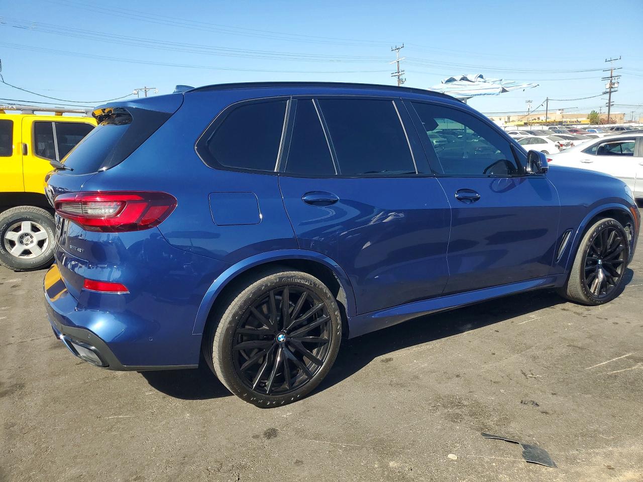 2021 Bmw X5 Sdrive 40i Blue vin: 5UXCR4C04M9G33559