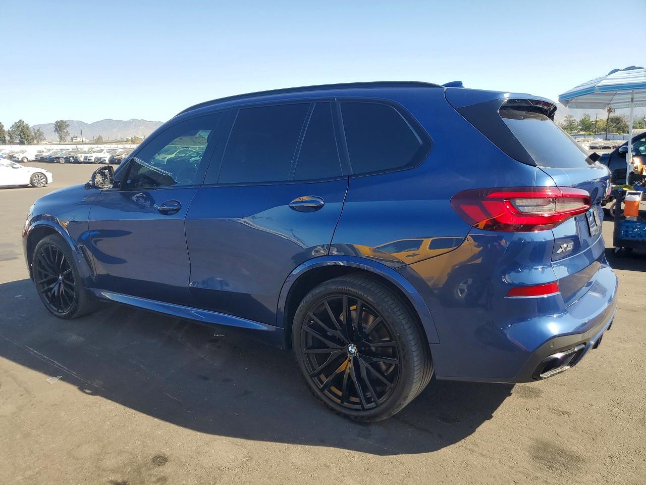 2021 Bmw X5 Sdrive 40i Blue vin: 5UXCR4C04M9G33559