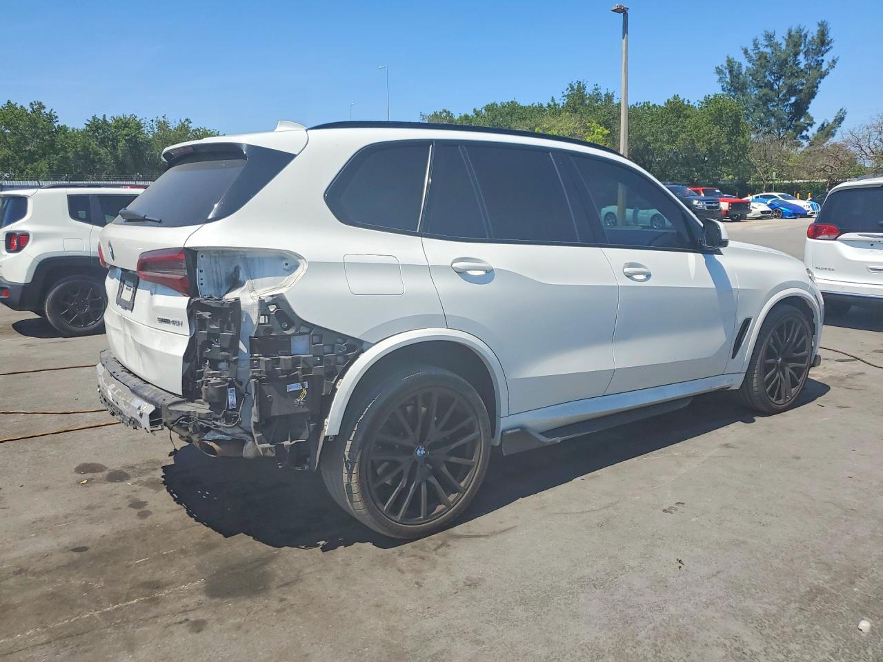 2020 Bmw X5 Sdrive 40i White vin: 5UXCR4C05L9B61371