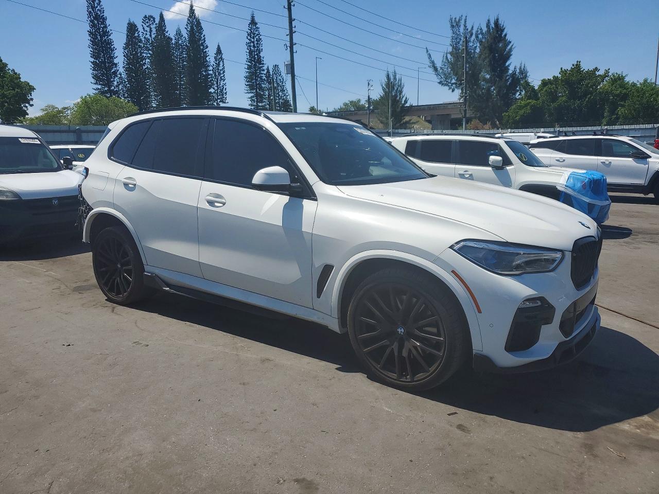2020 Bmw X5 Sdrive 40i White vin: 5UXCR4C05L9B61371