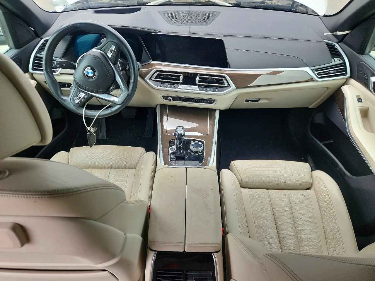 2022 Bmw X5 Sdrive 40i White vin: 5UXCR4C06N9K28074