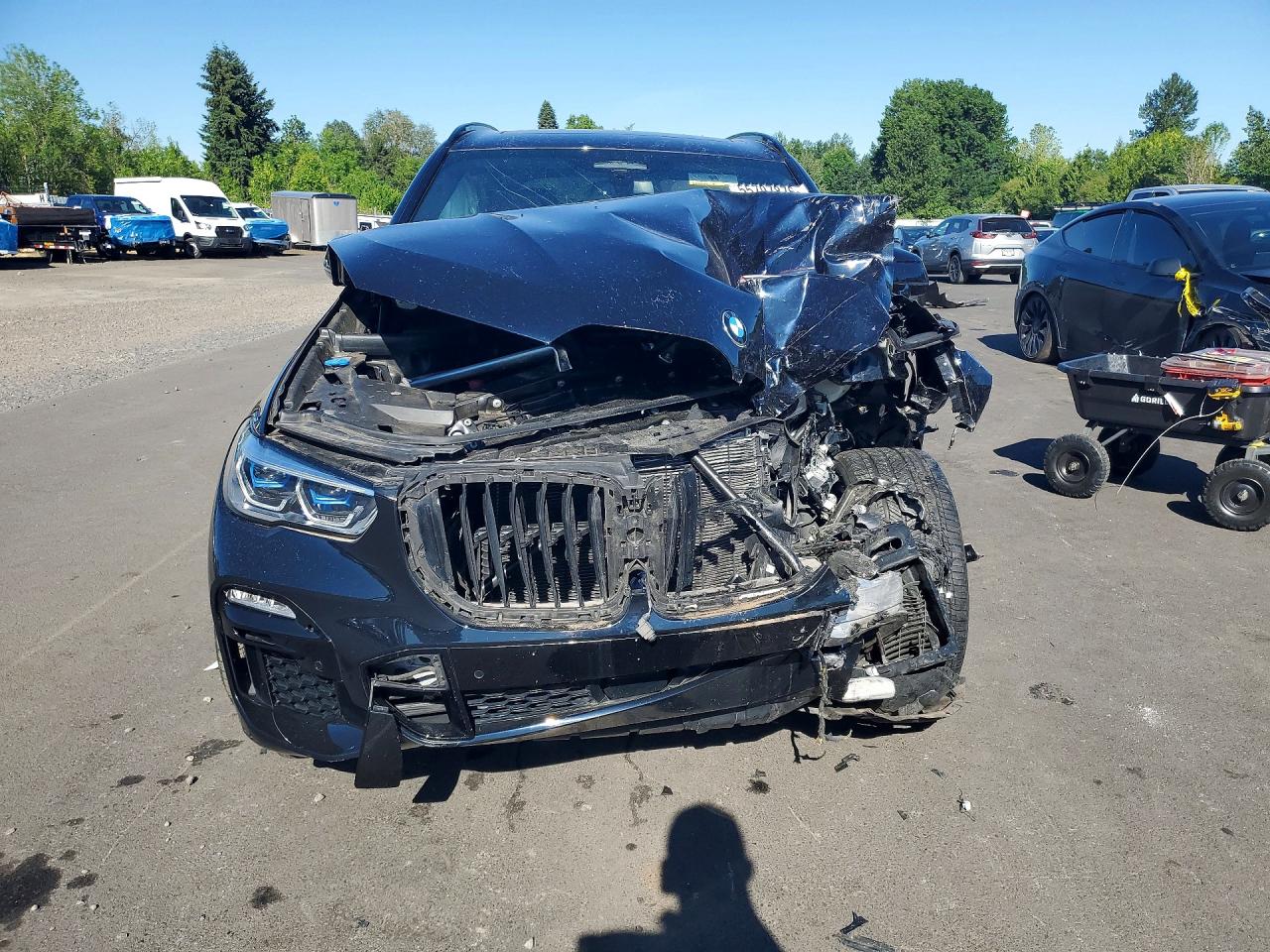2021 Bmw X5 Xdrive40i Black vin: 5UXCR6C01M9G23275