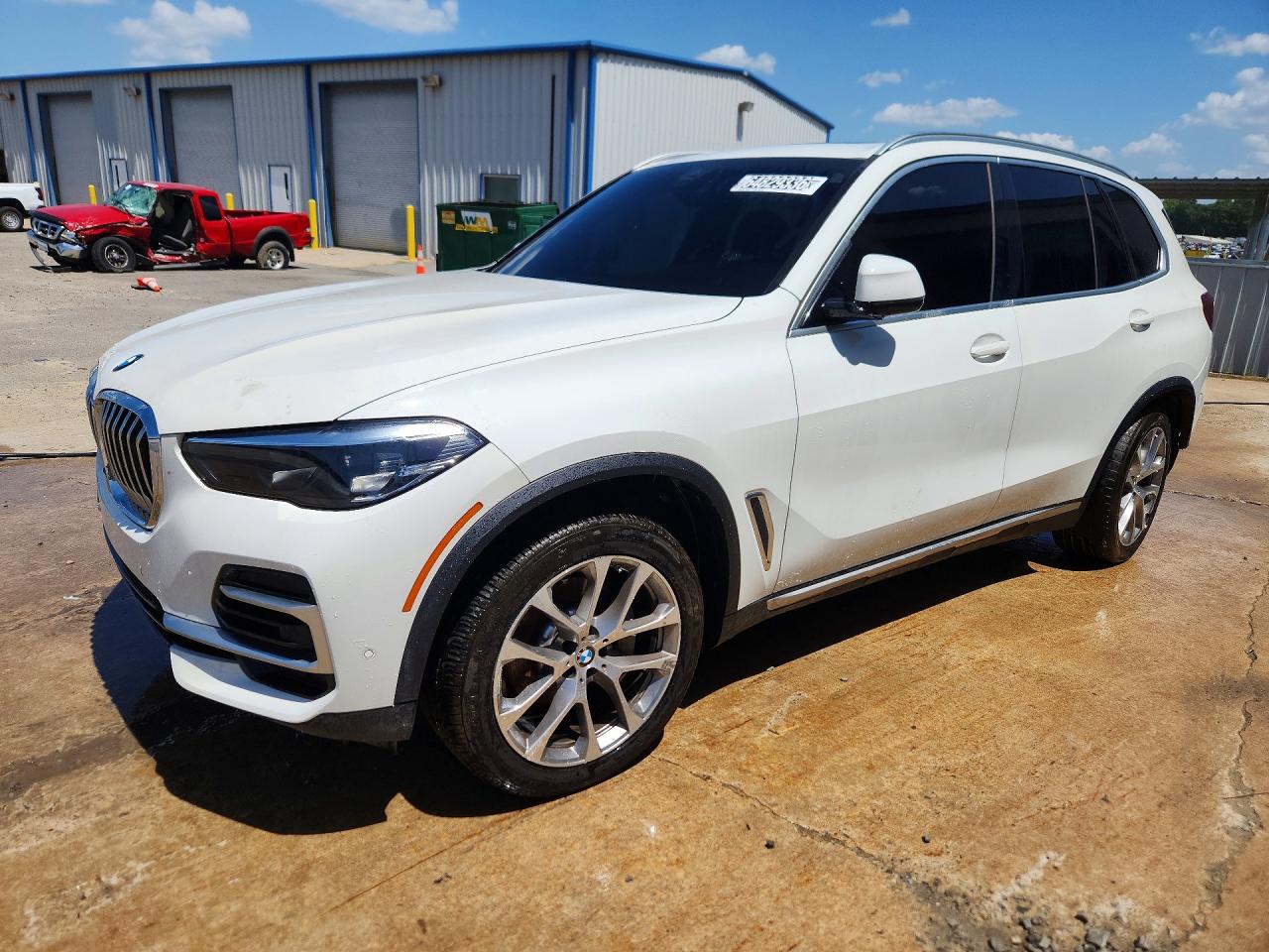 2022 Bmw X5 Xdrive40i White vin: 5UXCR6C01N9M61713