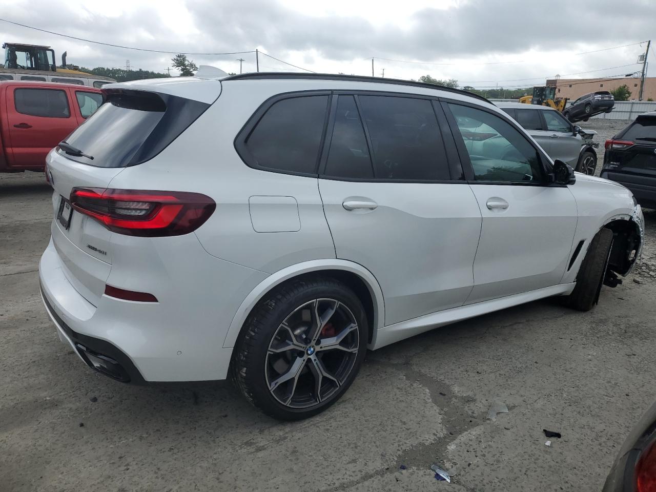 2021 Bmw X5 Xdrive40i White vin: 5UXCR6C02M9E35767