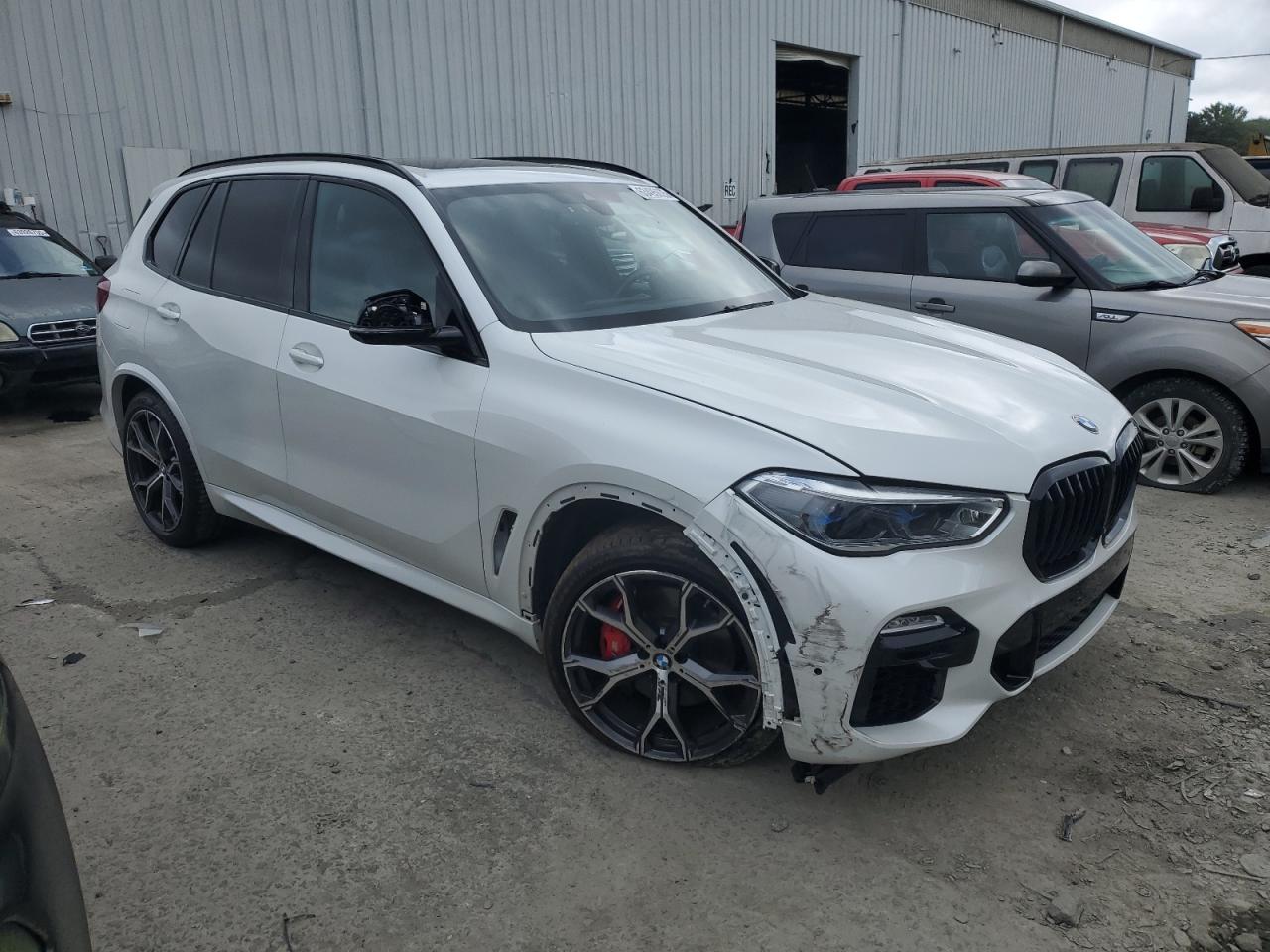 2021 Bmw X5 Xdrive40i White vin: 5UXCR6C02M9E35767