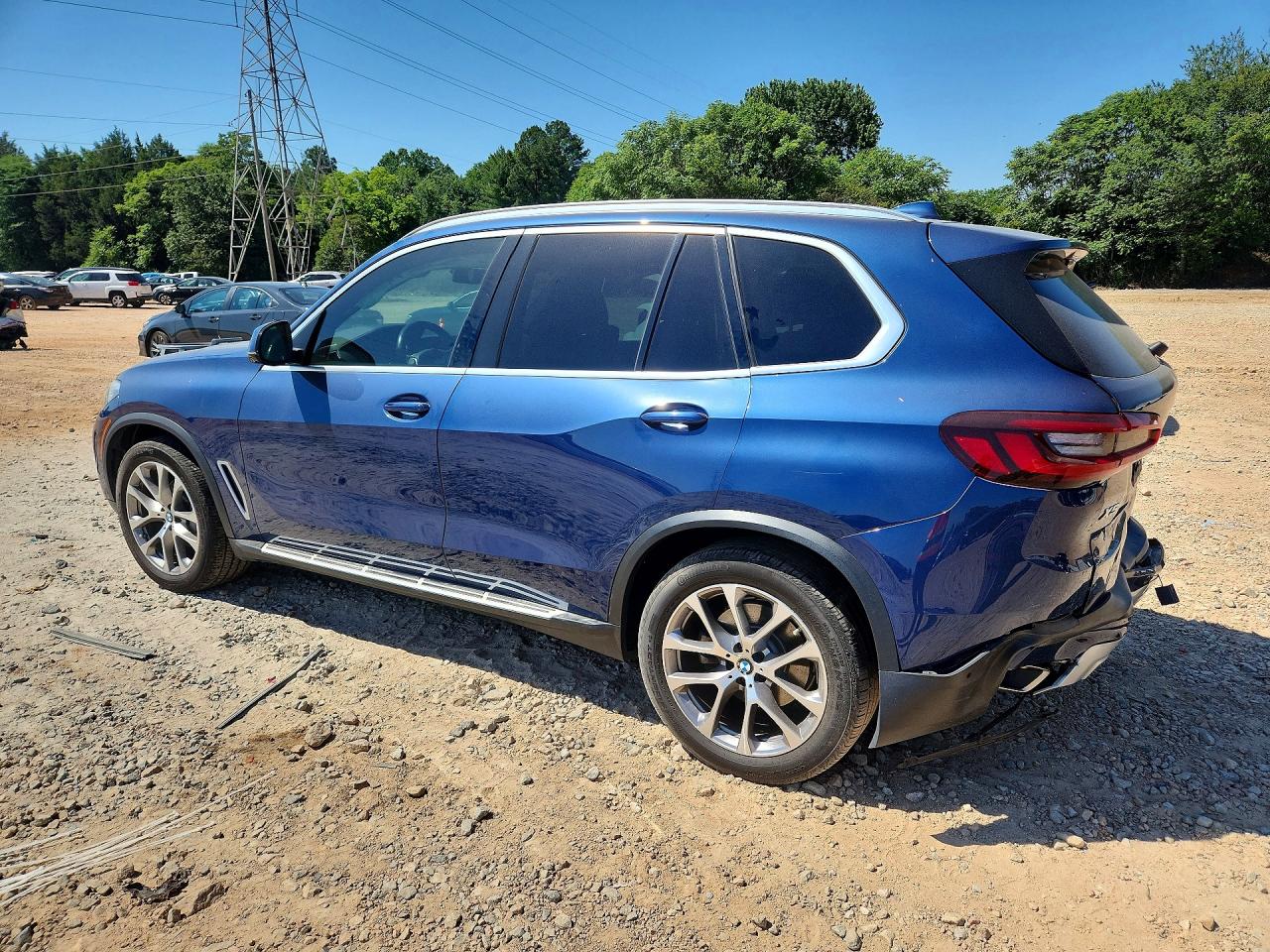 2021 Bmw X5 Xdrive40i Blue vin: 5UXCR6C03M9F36008
