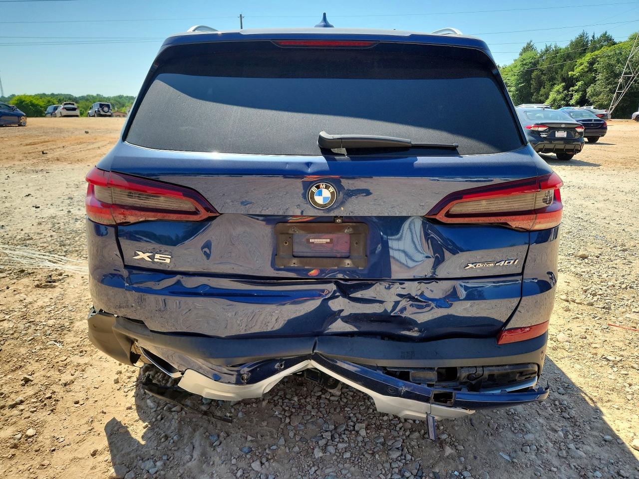 2021 Bmw X5 Xdrive40i Blue vin: 5UXCR6C03M9F36008