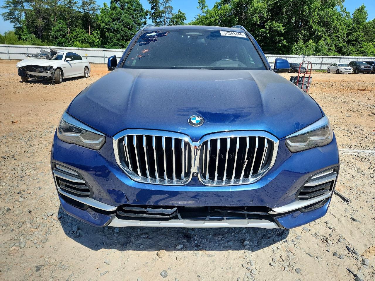 2021 Bmw X5 Xdrive40i Blue vin: 5UXCR6C03M9F36008