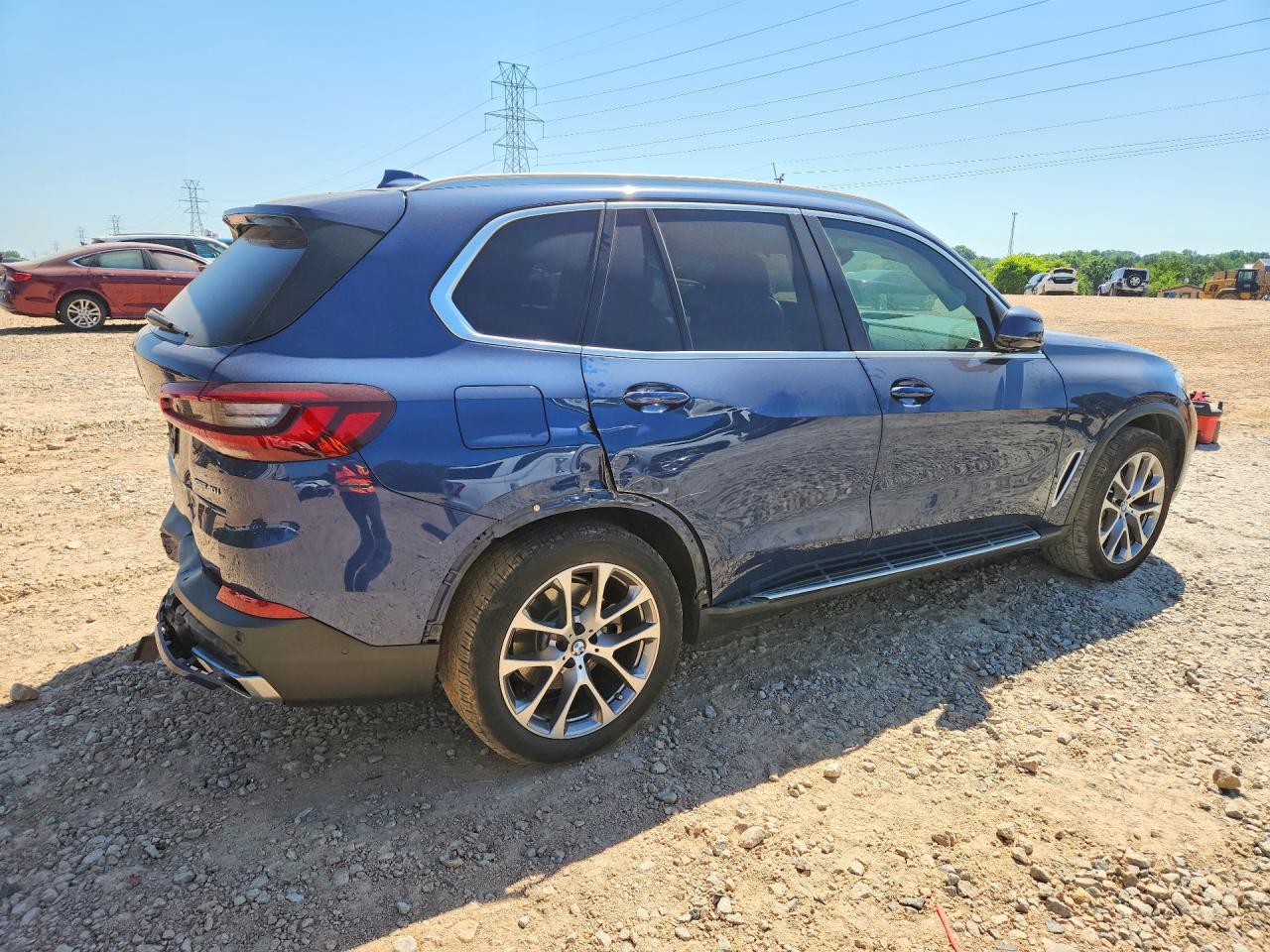 2021 Bmw X5 Xdrive40i Blue vin: 5UXCR6C03M9F36008