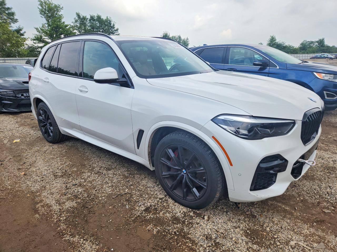 2022 Bmw X5 Xdrive40i White vin: 5UXCR6C03N9M04719