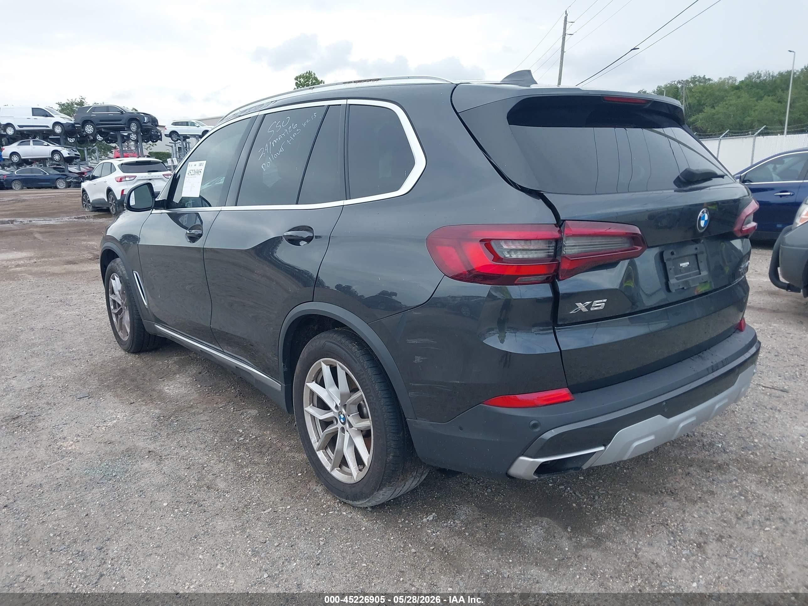 2022 Bmw X5 Xdrive40i Серый vin: 5UXCR6C07N9J38301