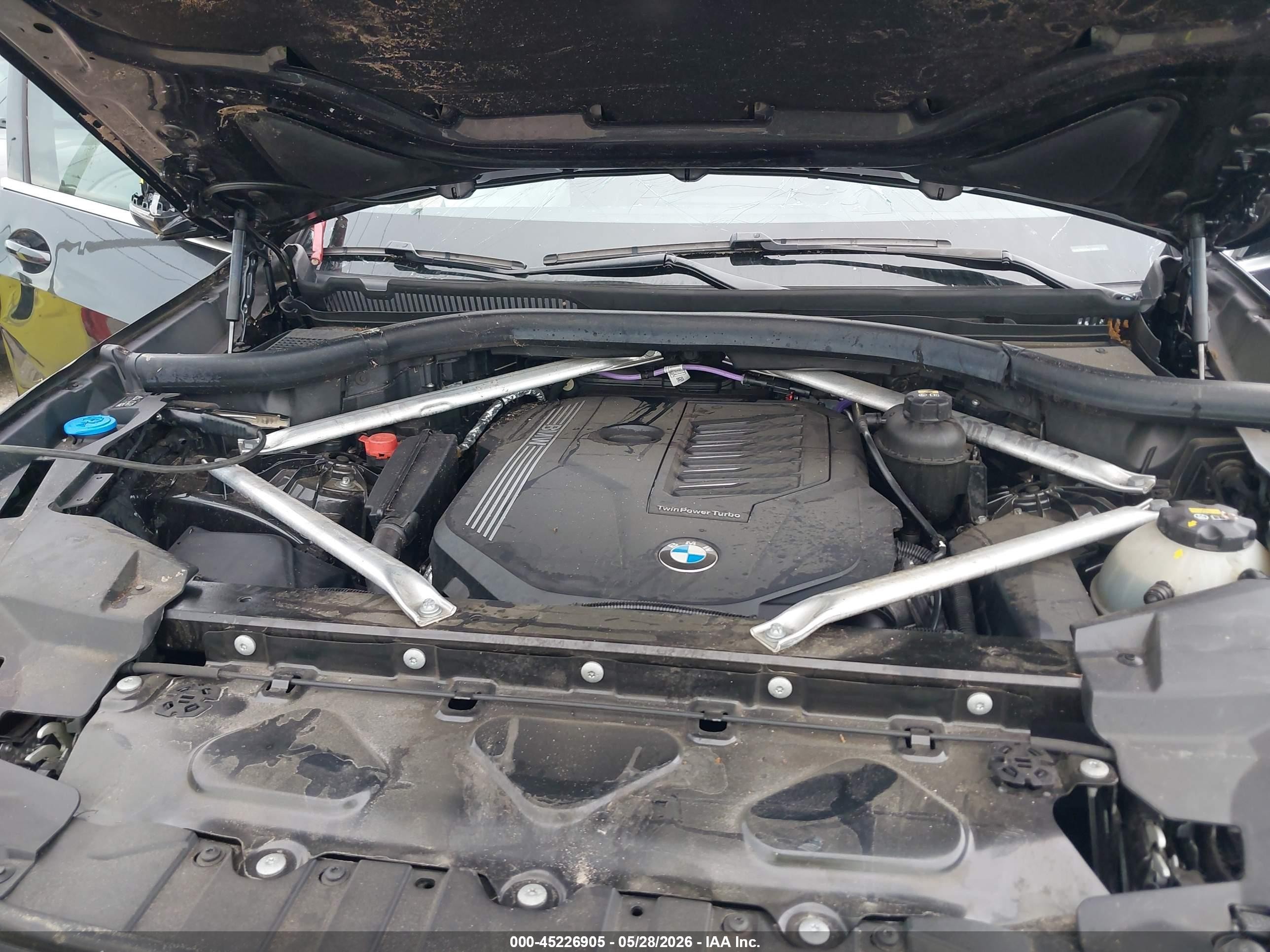 2022 Bmw X5 Xdrive40i Серый vin: 5UXCR6C07N9J38301