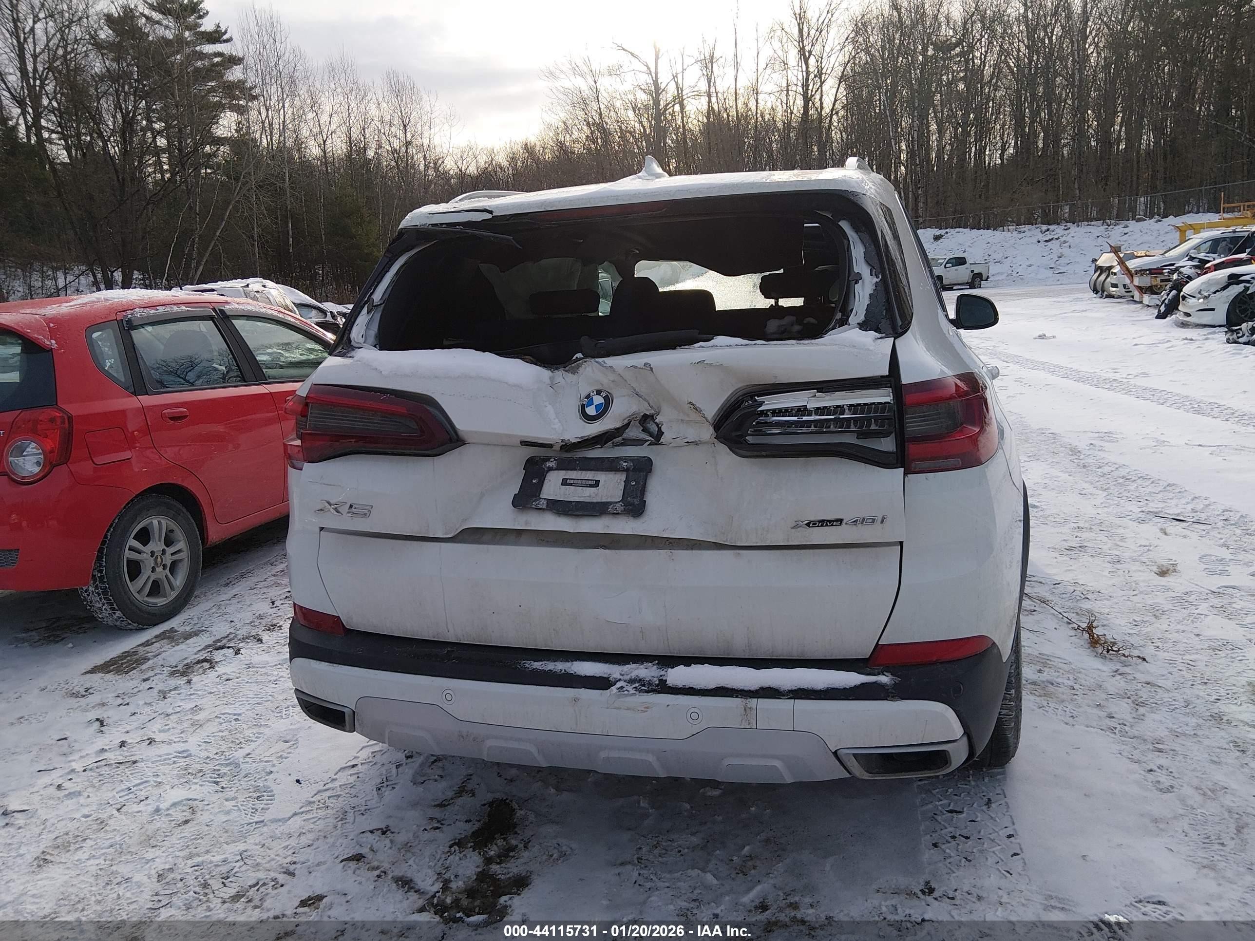 2021 Bmw X5 Xdrive40i Белый vin: 5UXCR6C0XM9G52175
